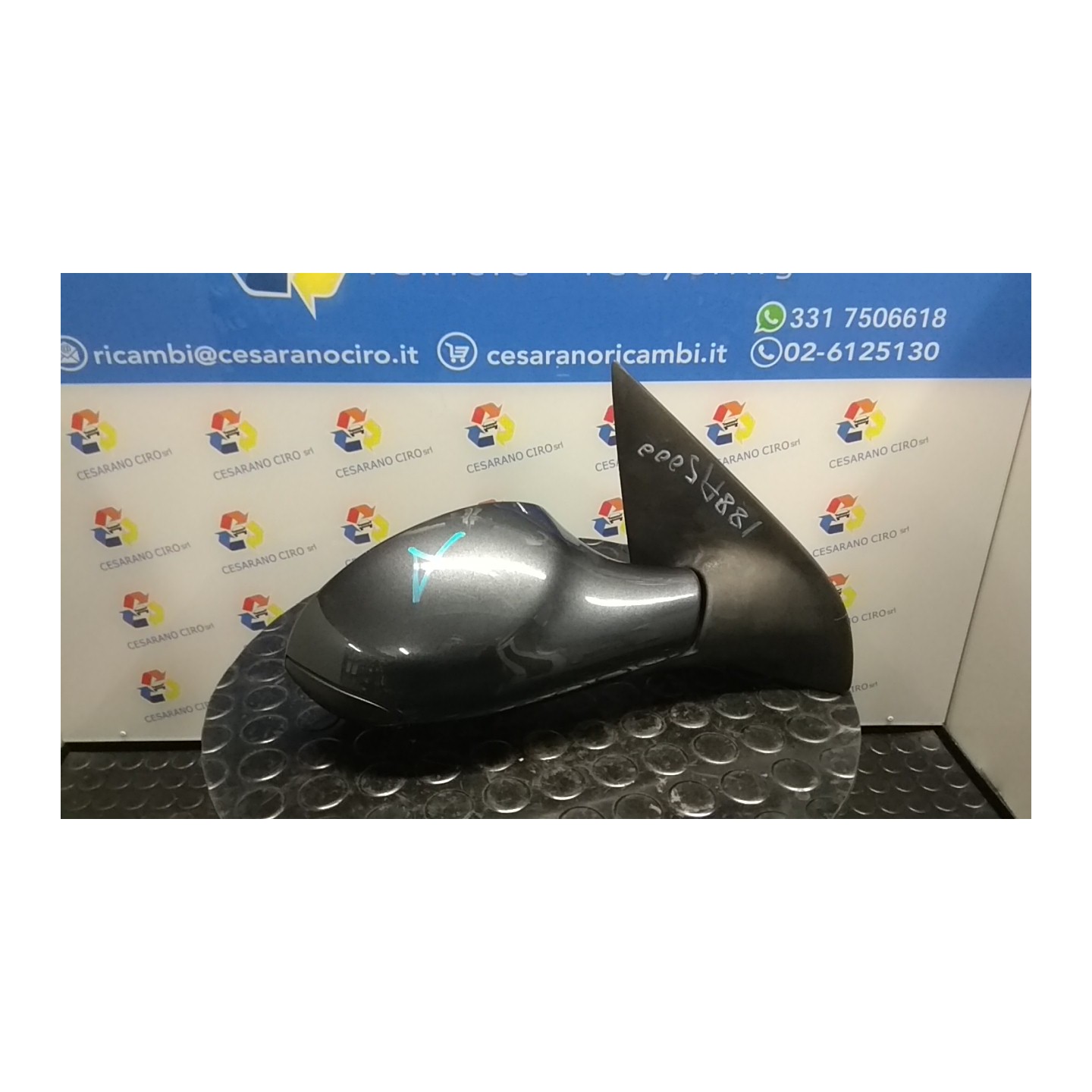 RETROVISORE EST. TERMICO REGOLAZ. ELETTR. P/ELEFANTINO BLU/LS DX. 066 LANCIA Y (10/00-03/04) 188A5000 735257259