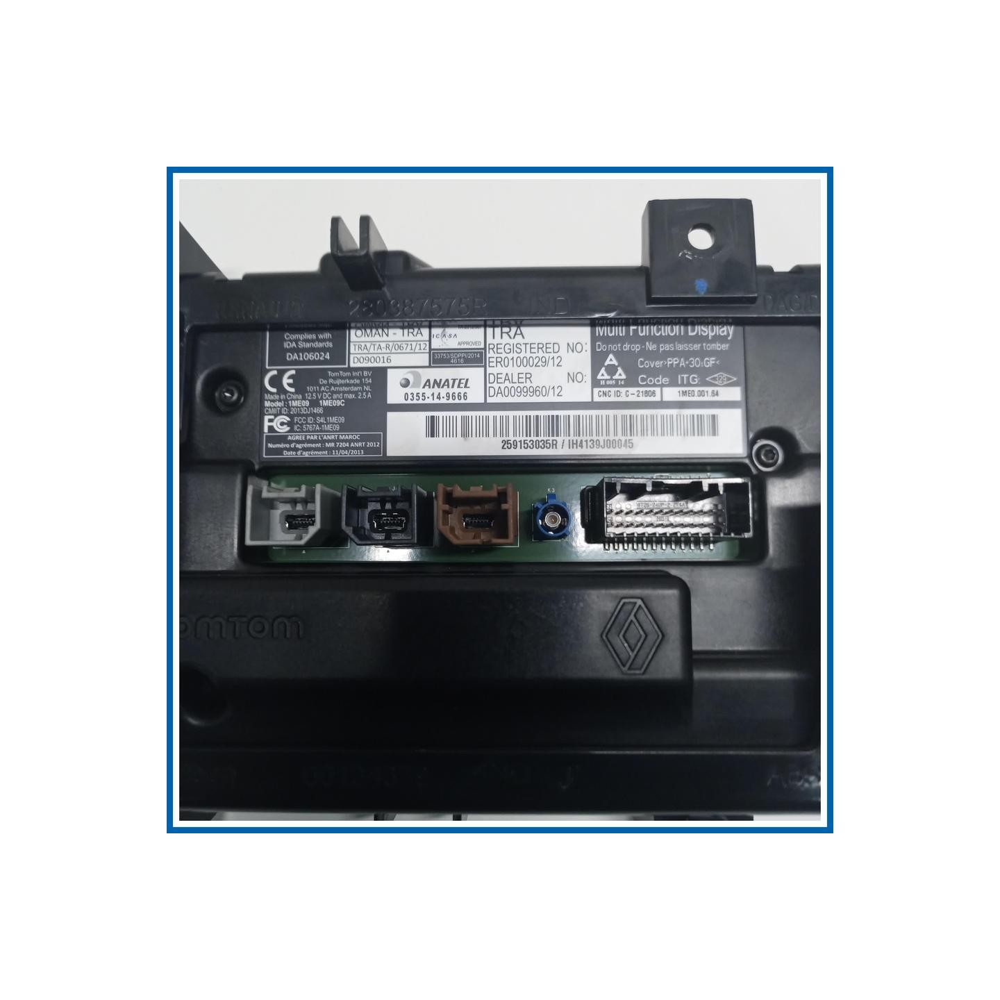 Display di navigazione RENAULT Captur I