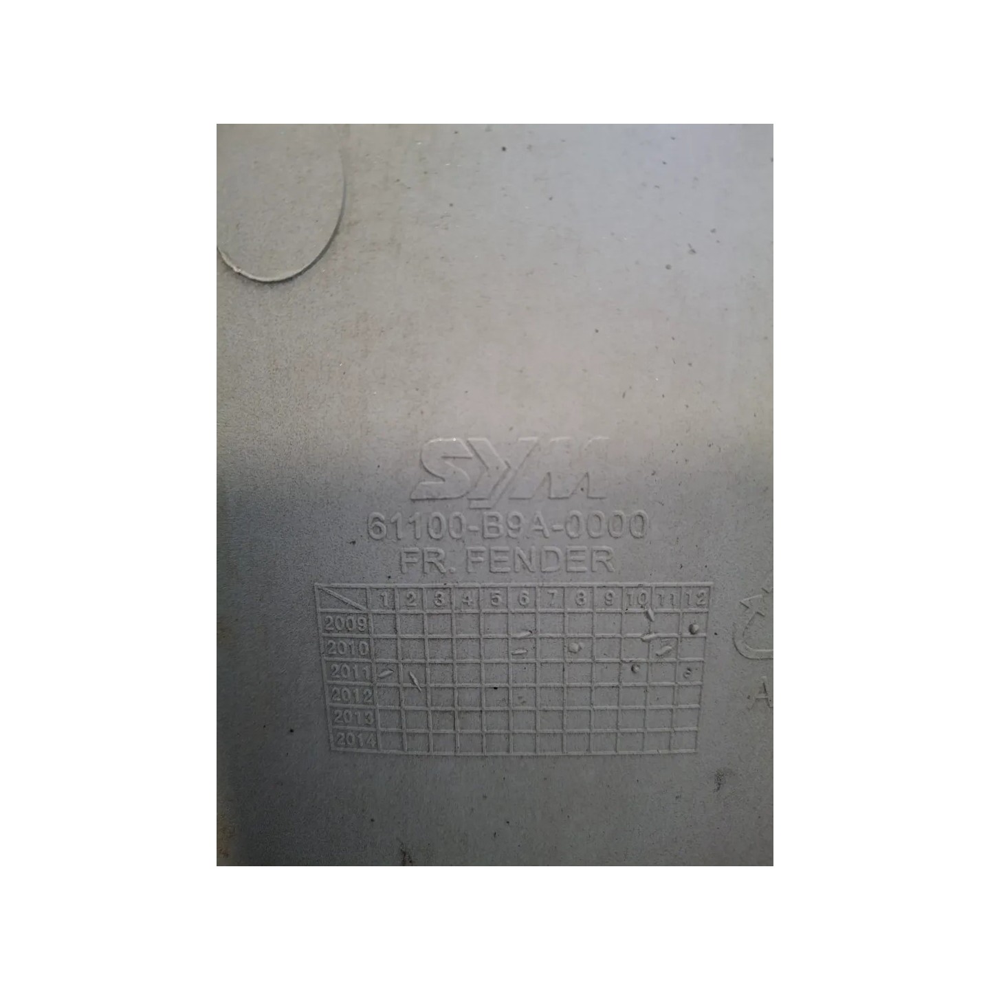 Parafango anteriore Sym SB 250 SB 250 Ni 