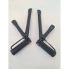 Piastra attacco pedana appoggiapiede posteriore Honda CLR 125 Cityfly CLR 125 City fly (2000-2001) 
