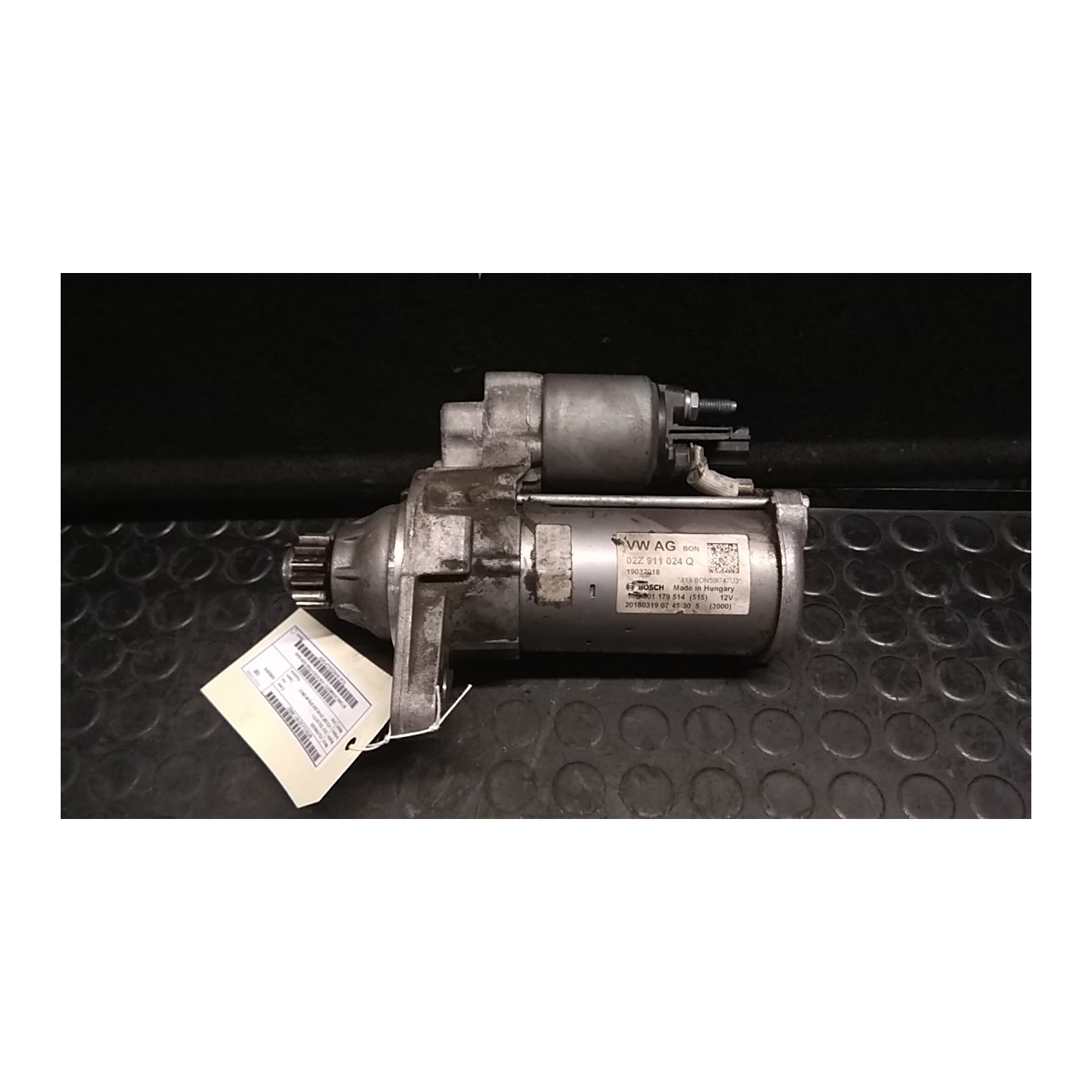MOTORINO AVVIAMENTO 1.1KW BOSCH P/S&S 027 VOLKSWAGEN GOLF (BQ) (01/17-) CPW 02Z911024Q