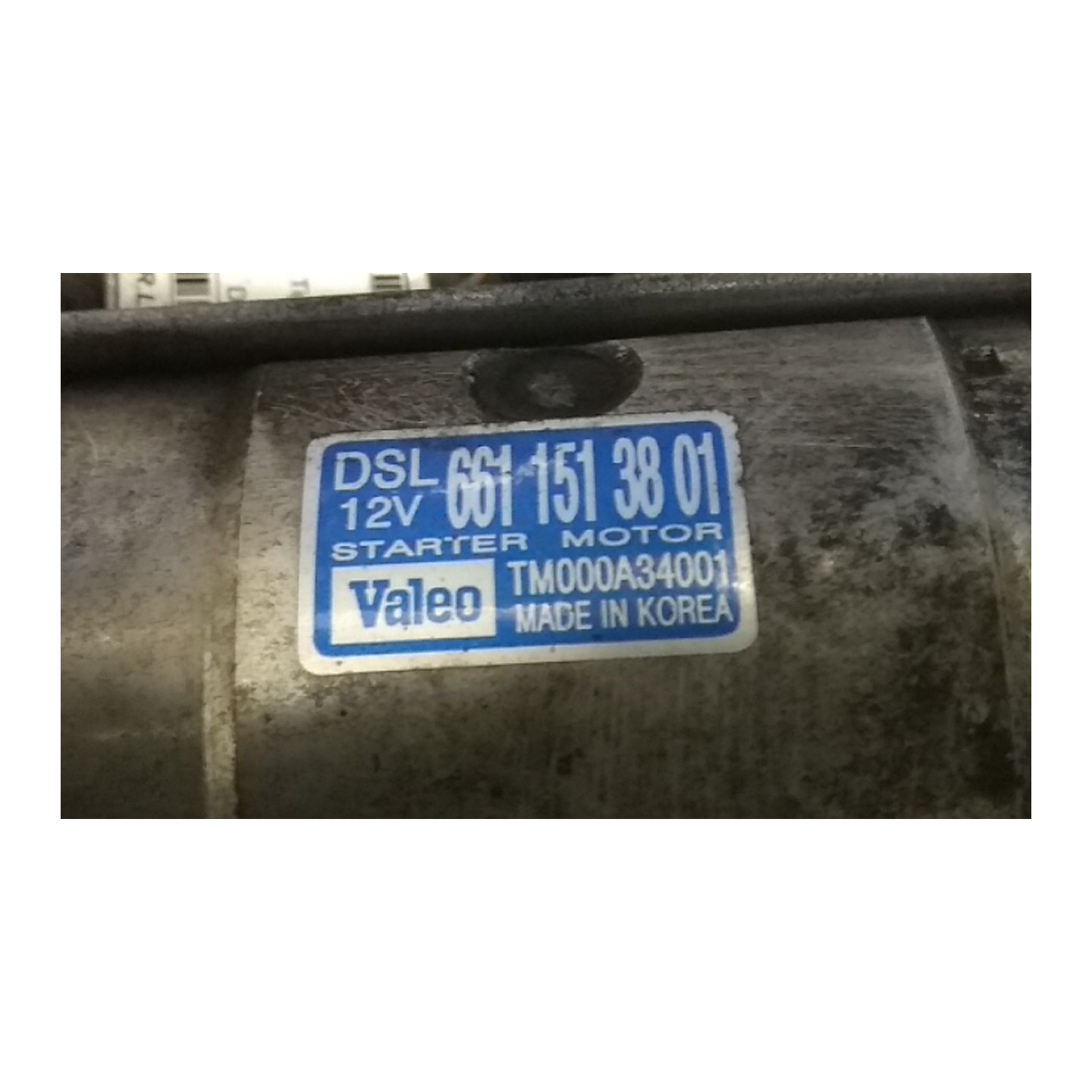 MOTORINO AVVIAMENTO 061 SSANGYONG KYRON/NEW KYRON (11/05-) 664950 6611514101