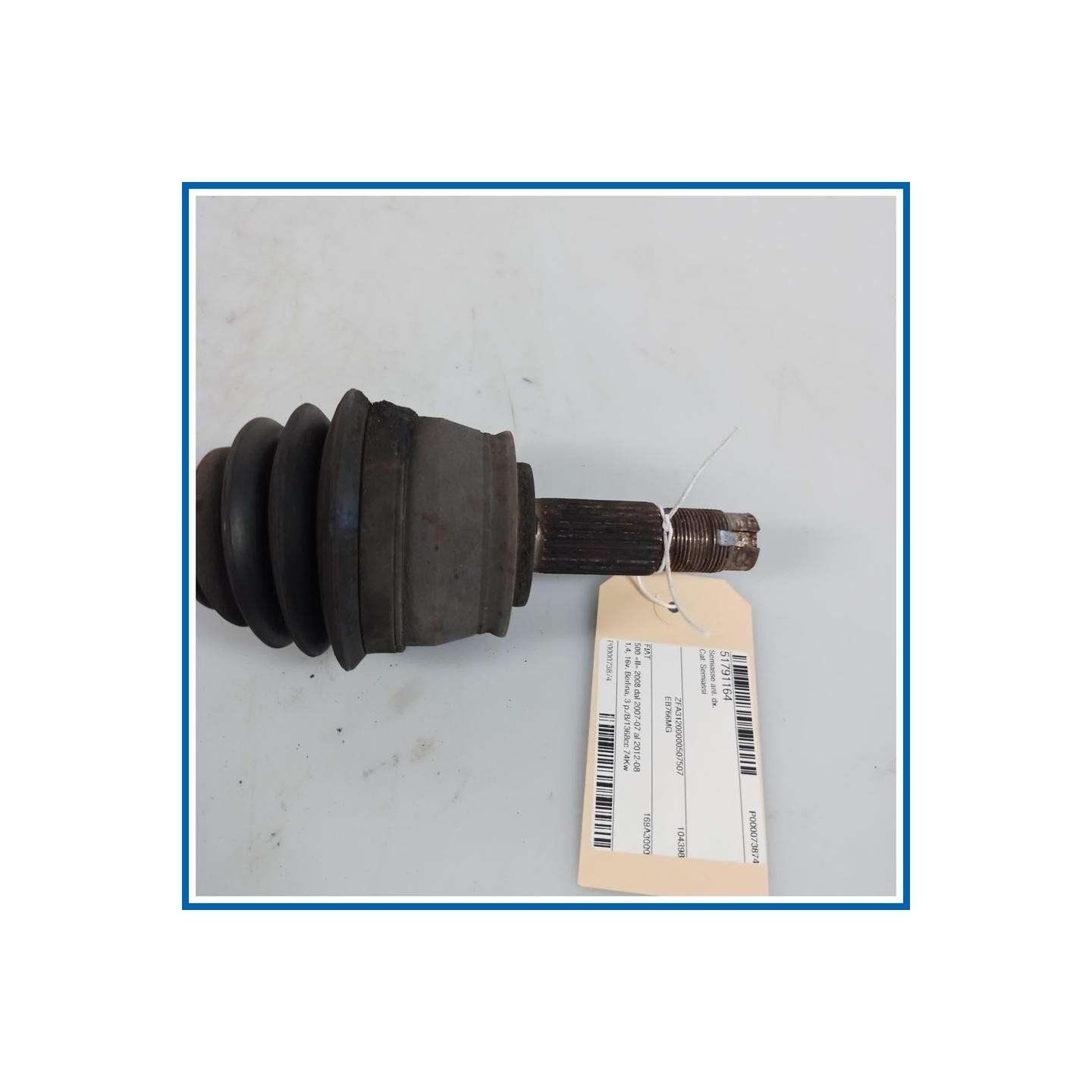 Semiasse ant. dx. FIAT 500 II