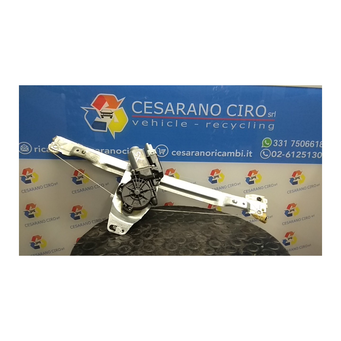ALZACRISTALLO ELETTR. PORTA POST. C/MOTORINO SX. 038 CITROEN C4 PICASSO (09/06-08/13) 9HZ 9223C1
