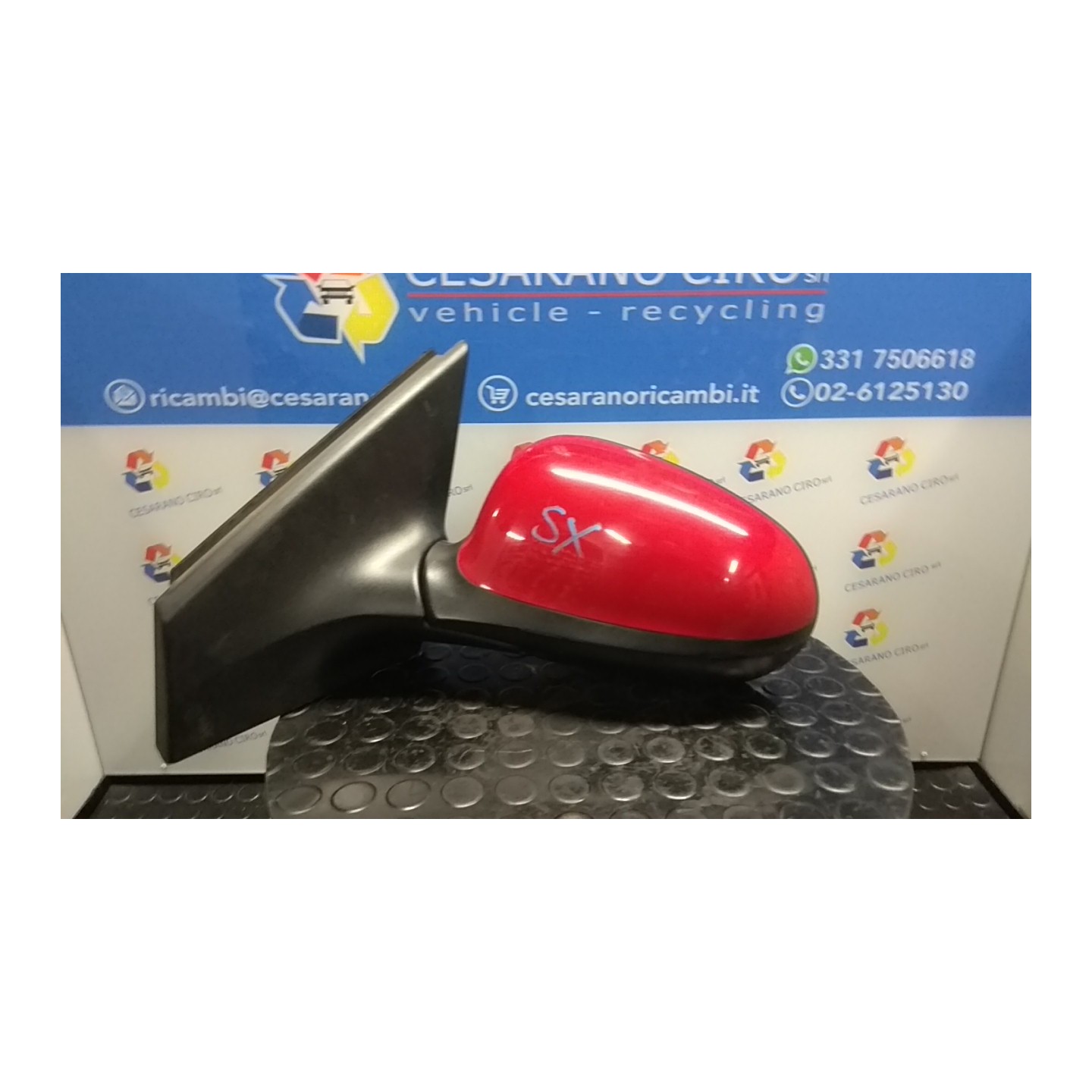 RETROVISORE EST. REGOLAZ. ELETTR. SX. 048 FIAT BRAVO (3L) (01/07-03/10) 192B2000 735597955