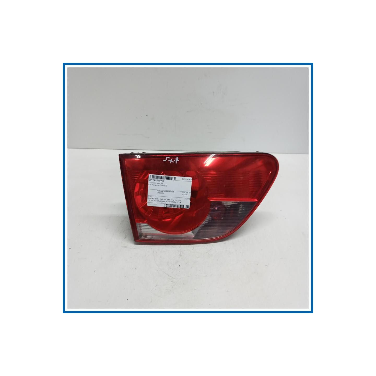 Fanale int. post. sx. SEAT Altea XL 5P5