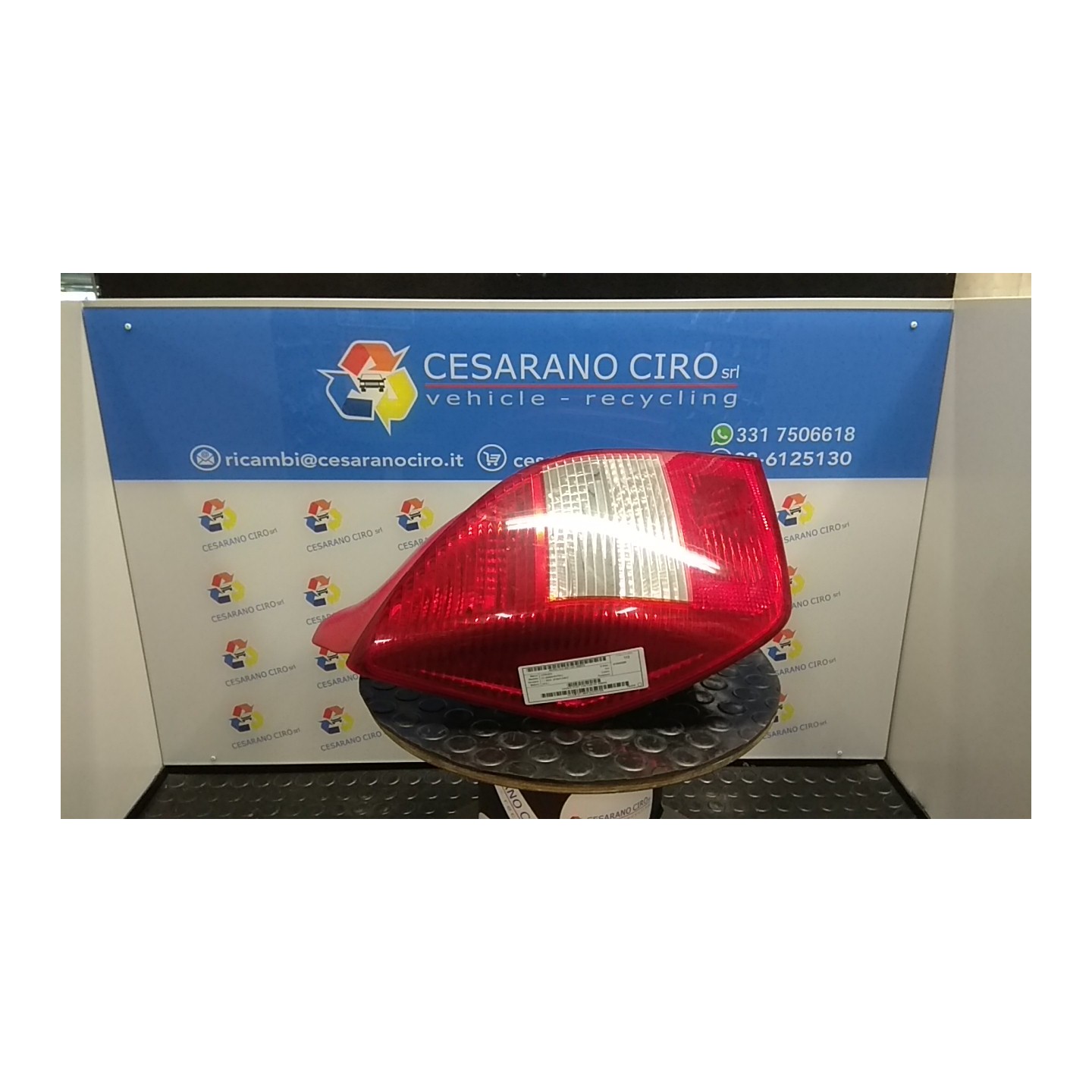 FANALE POST. CAN CAN SX. 072 CITROEN C2 (09/03-01/10) HFX 6350Y0