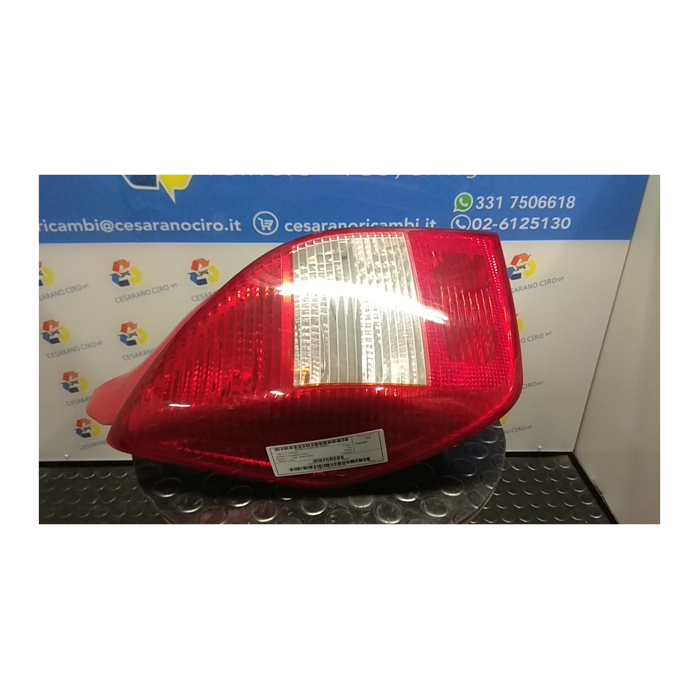 FANALE POST. CAN CAN SX. 072 CITROEN C2 (09/03-01/10) HFX 6350Y0