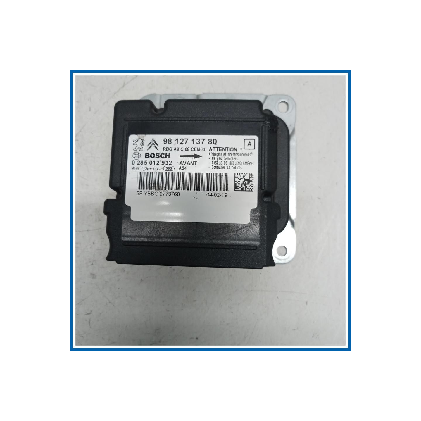 Centralina air-bag PEUGEOT 2008 I