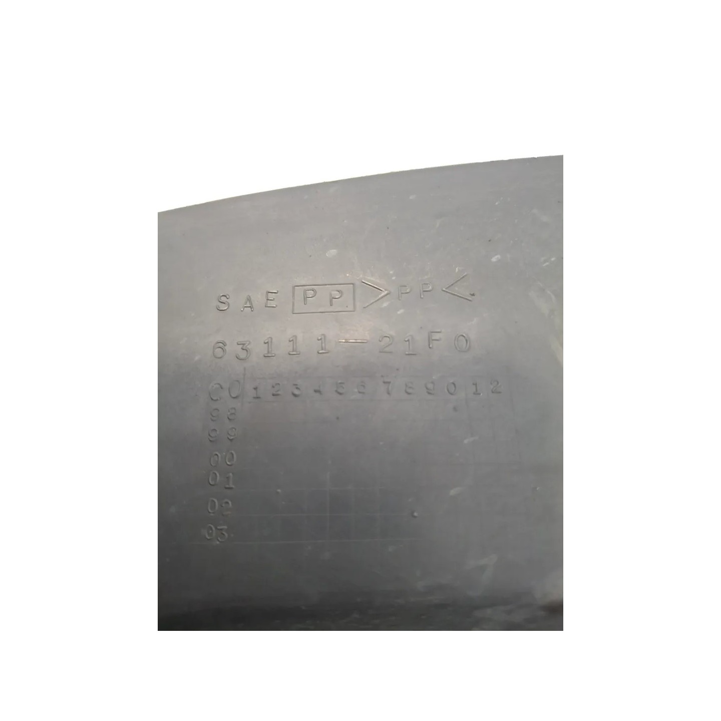 Parafango posteriore con portatarga Suzuki UC 150 Epicuro UC 150 Epicuro 