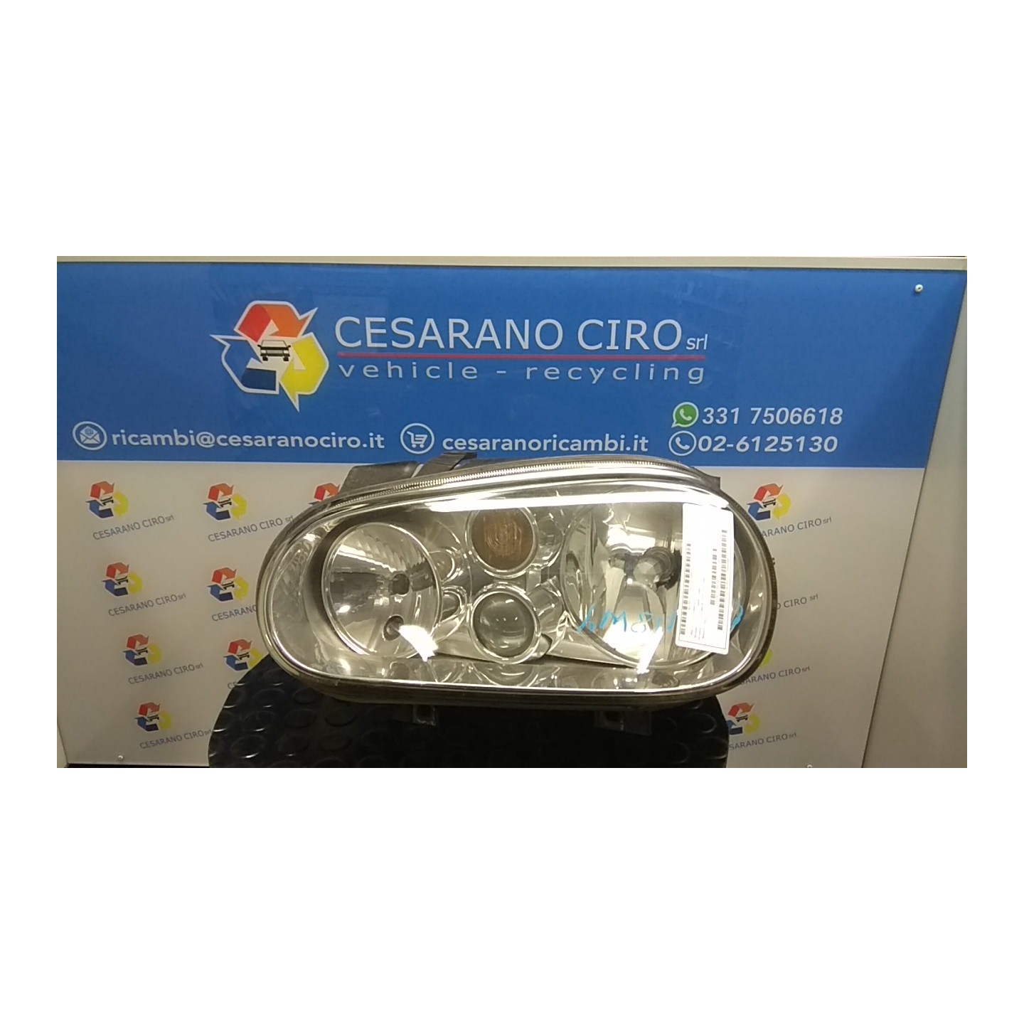 PROIETTORE HELLA SX. 025 VOLKSWAGEN GOLF (1J) (09/97-03/06) ASZ 1J1941017F