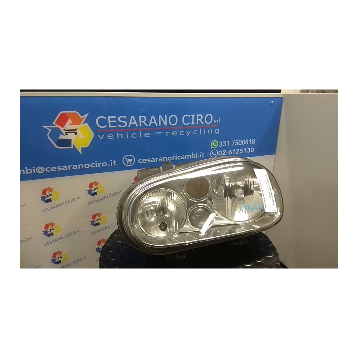 PROIETTORE HELLA SX. 025 VOLKSWAGEN GOLF (1J) (09/97-03/06) ASZ 1J1941017F