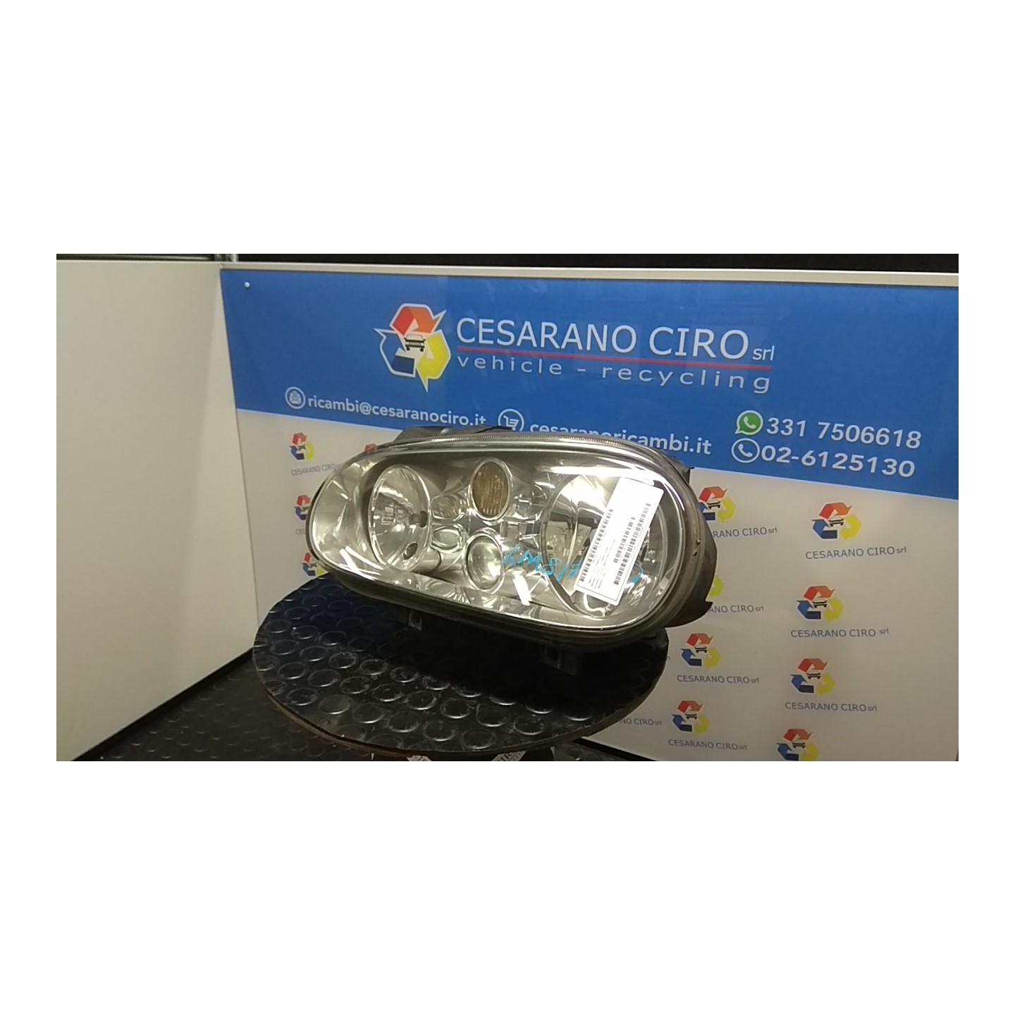 PROIETTORE HELLA SX. 025 VOLKSWAGEN GOLF (1J) (09/97-03/06) ASZ 1J1941017F
