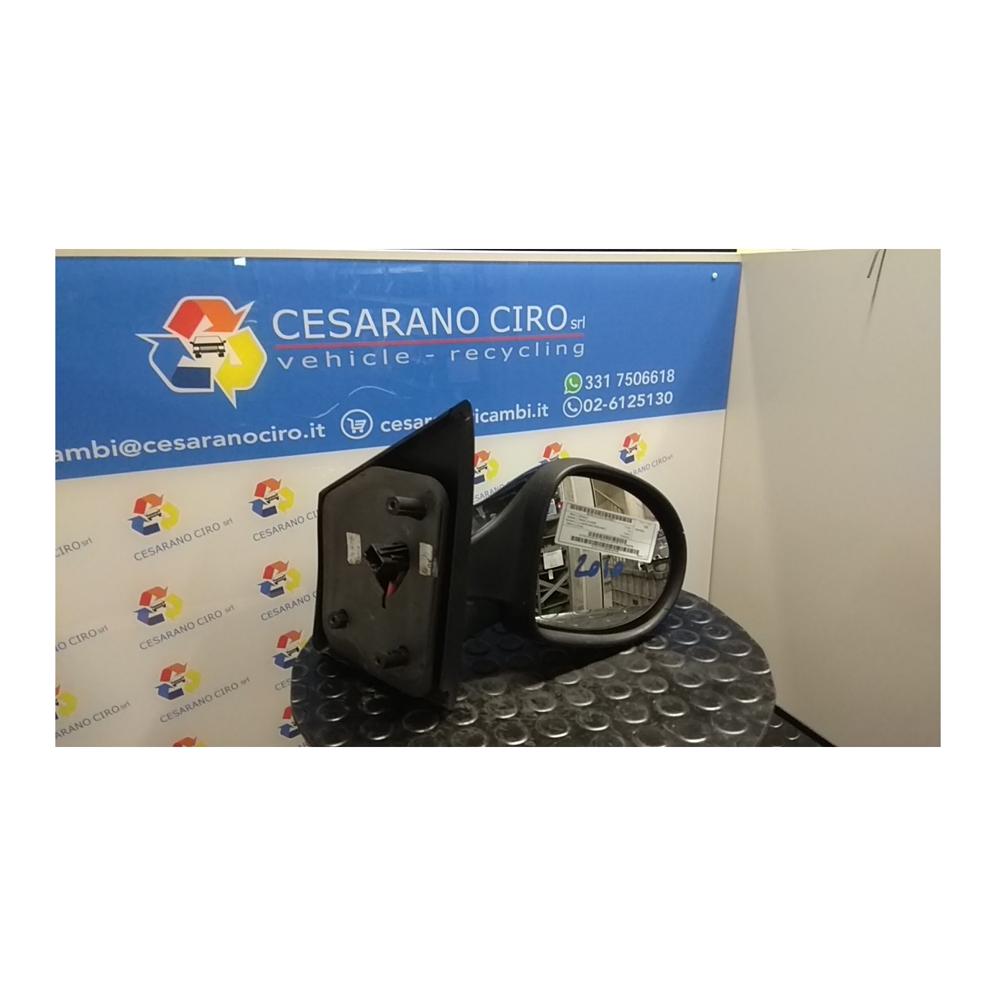 RETROVISORE EST. REGOLAZ. ELETTR. DX. 072 RENAULT TWINGO 2A SERIE (06/07-02/12) D7FA8 7701067335