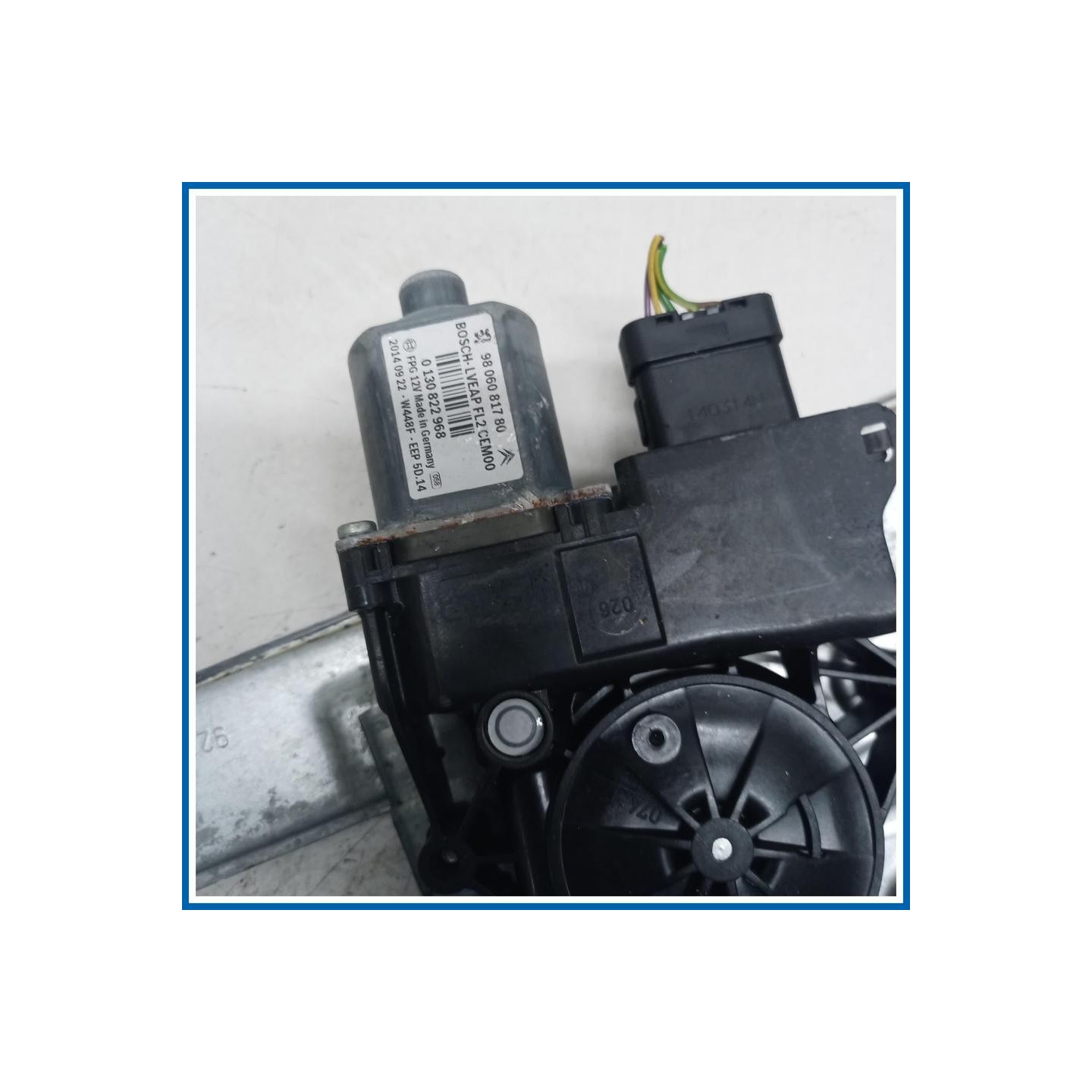 Alzacristallo porta ant. dx. PEUGEOT 2008 I