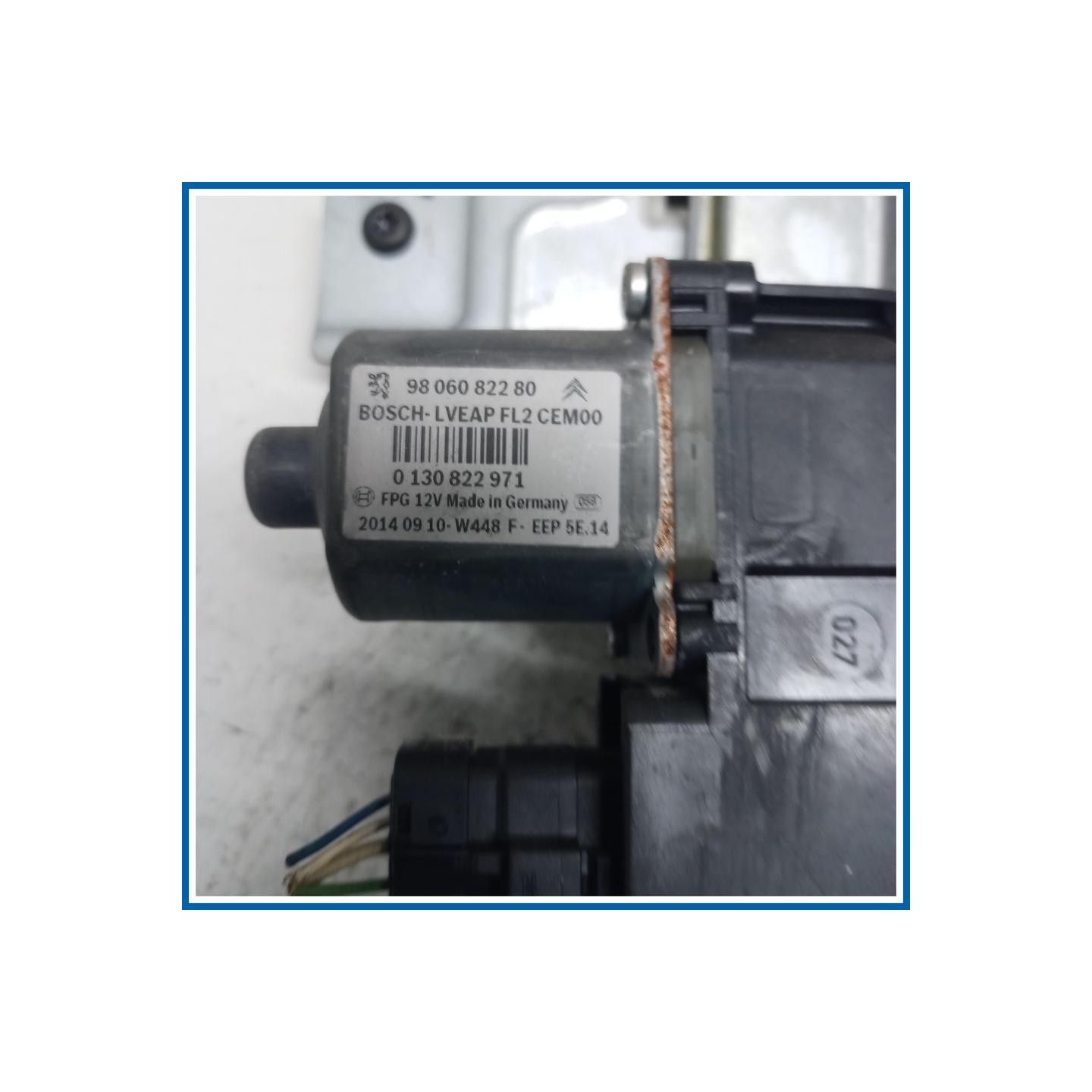 Alzacristallo porta post. sx. PEUGEOT 2008 I