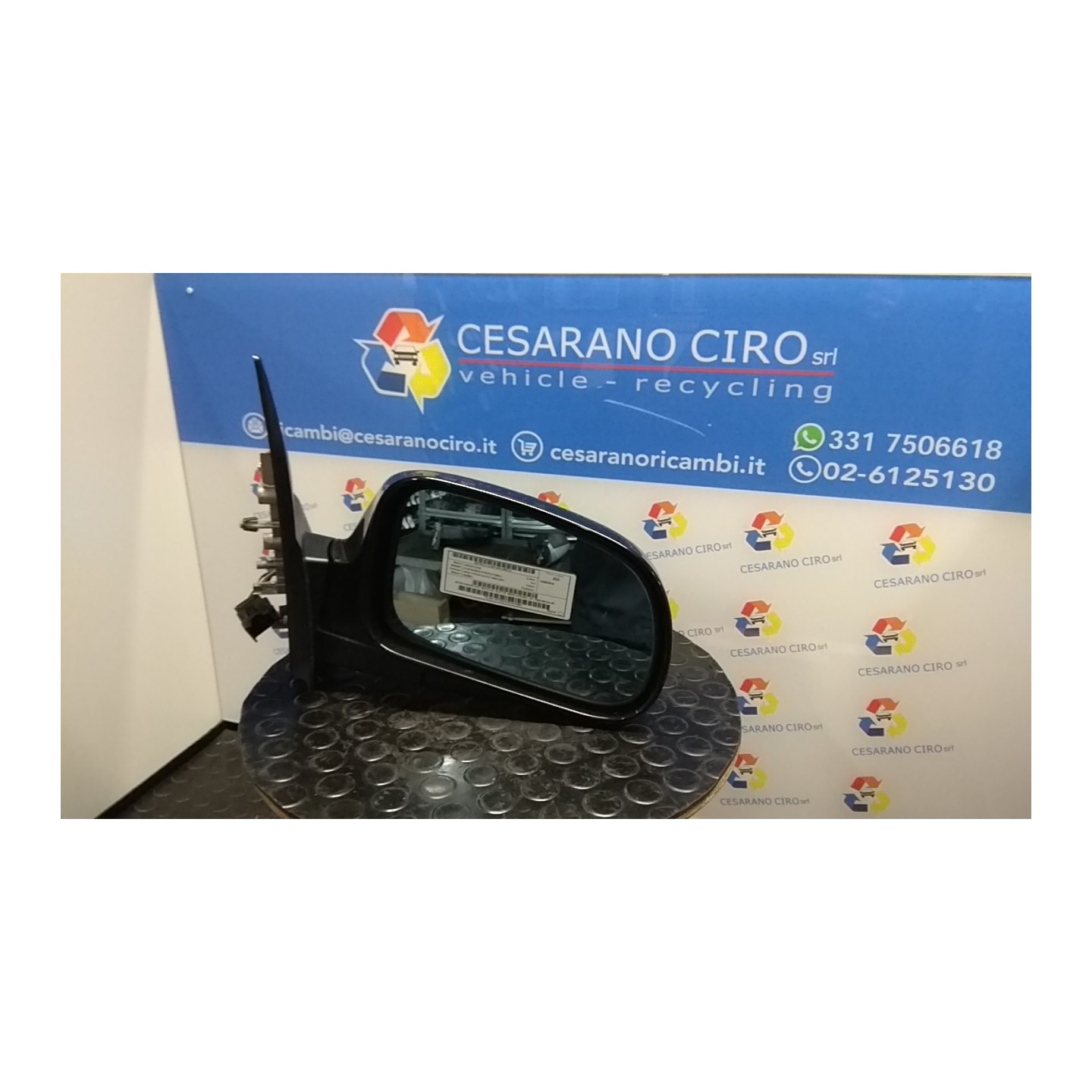 RETROVISORE EST. REGOLAZ. ELETTR. NERO,31/01/07- DX. 113 SSANGYONG KYRON/NEW KYRON (11/05-) 664950 7892109122LAK