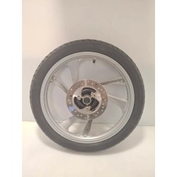 Ruota/cerchio ant. con cuscinetti argento NH130M - Honda Sky