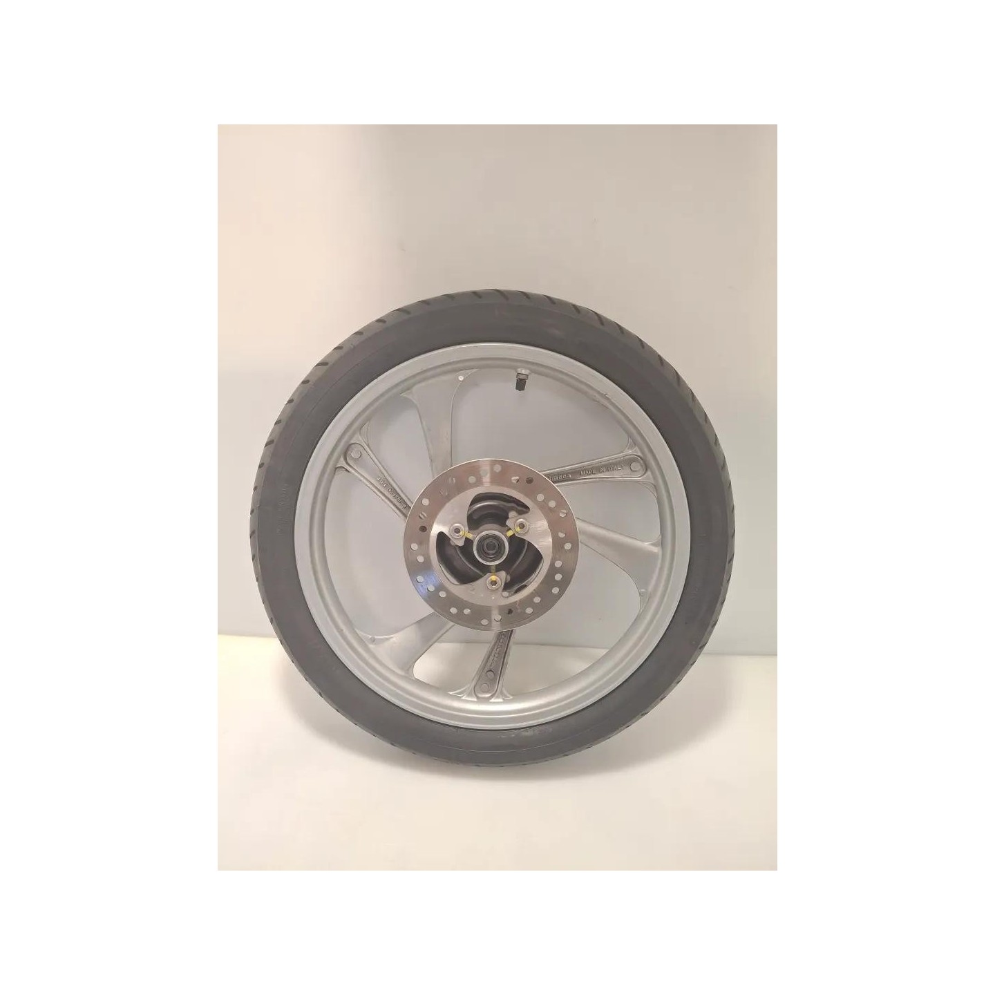 Ruota/cerchio ant. con cuscinetti argento NH130M - Honda Sky