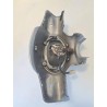 Copertura ant. morsetti manubrio grigio - Aprilia Scarabeo 100 (E1/E2) (01-06)