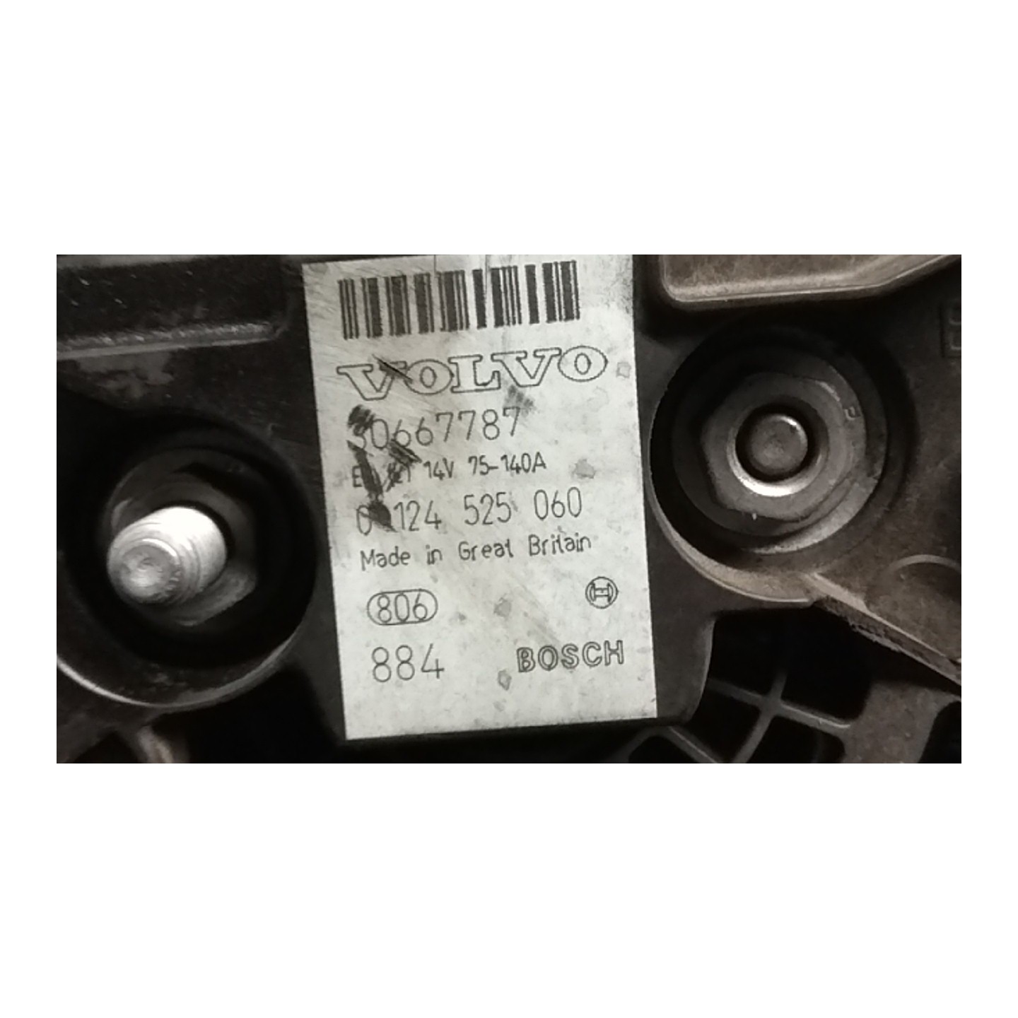 ALTERNATORE 160AMP 044 VOLVO S60 (09/00-11/09) D5244T5 8603265