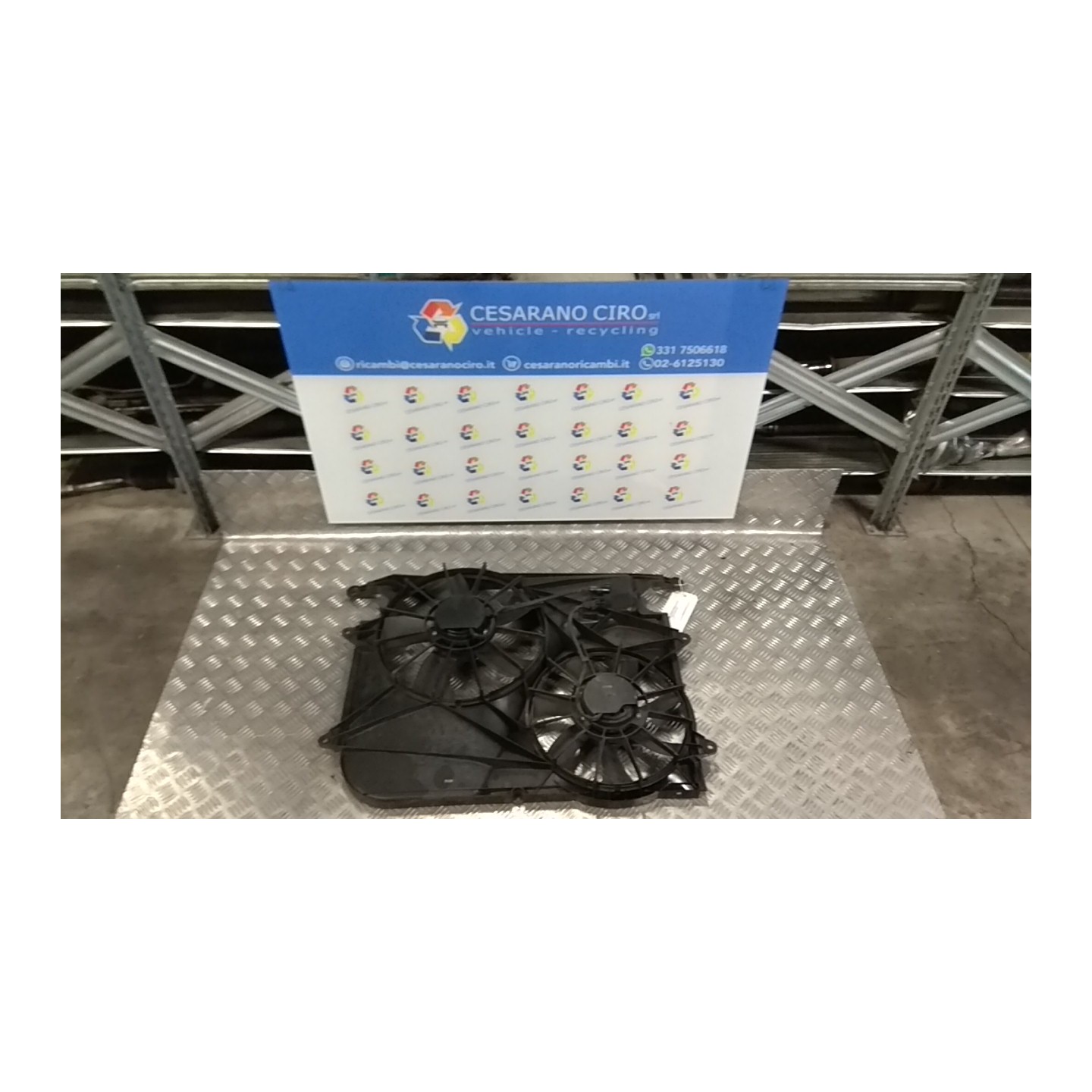 SUPPORTO ELETTROVENTOLA 061 OPEL ANTARA (L07) (02/07-07/11) Z20S 93743528