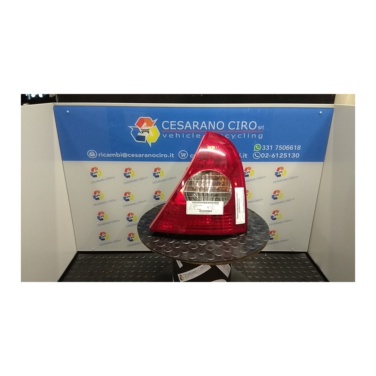 FANALE POST. DX. 067 RENAULT CLIO 2A SERIE (05/01-11/10) D4FG7 8200917487