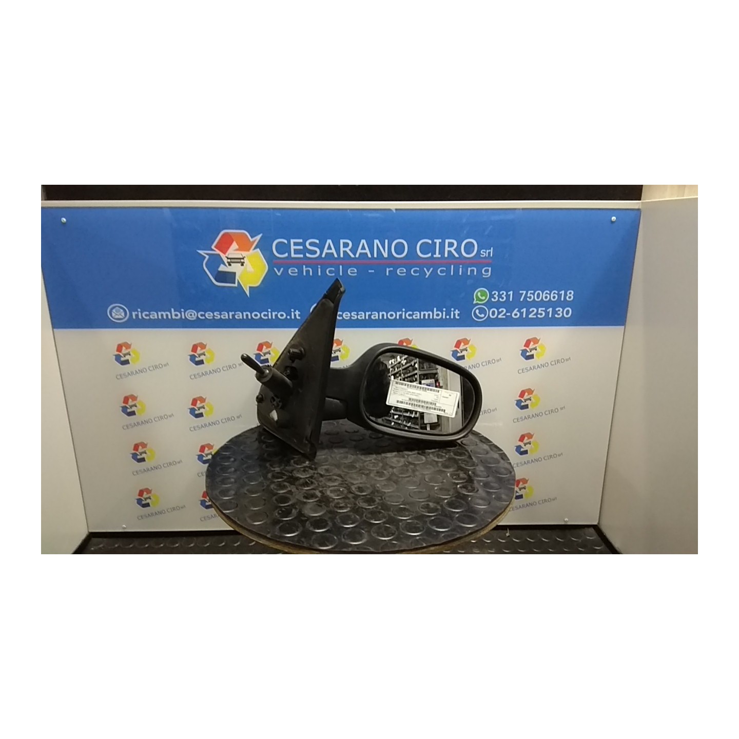 RETROVISORE EST. REGOLAZ. MANUALE DX. 068 RENAULT CLIO 2A SERIE (05/01-11/10) D4FG7 8200163302