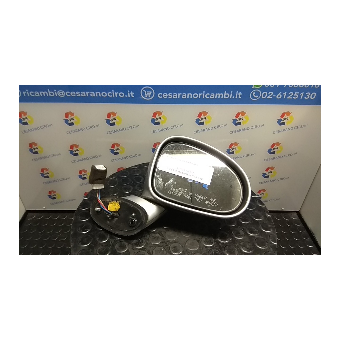 RETROVISORE EST. REGOLAZ. ELETTR. DX. 070 CHEVROLET (DAEWOO) MATIZ (M200) (04/05-12/10) B10S1 96600429