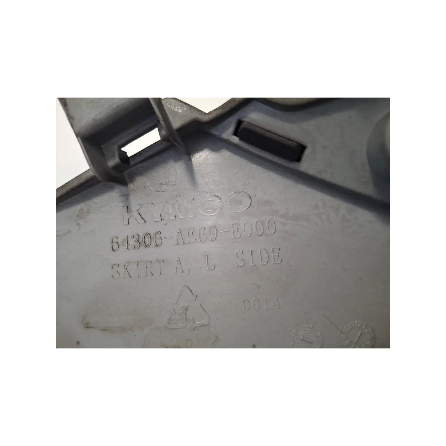 Carenatura fianco ant. inf. sx. nero opaco nh124 - Kymco People S 125i (E5)
