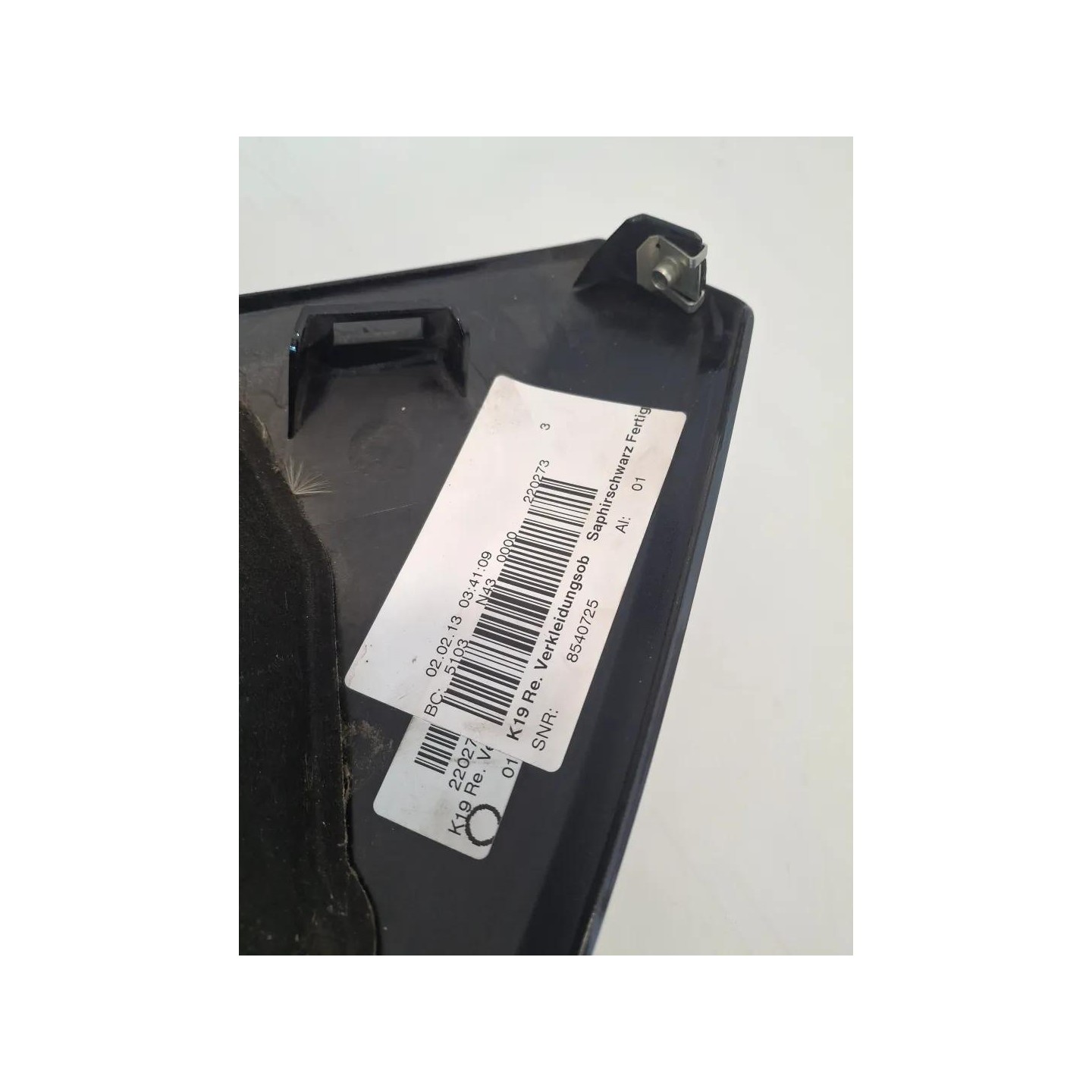 Carenatura fianco ant. sup. dx. nero/zaffiro - Bmw C 650 GT (133) (E3) (12-15)