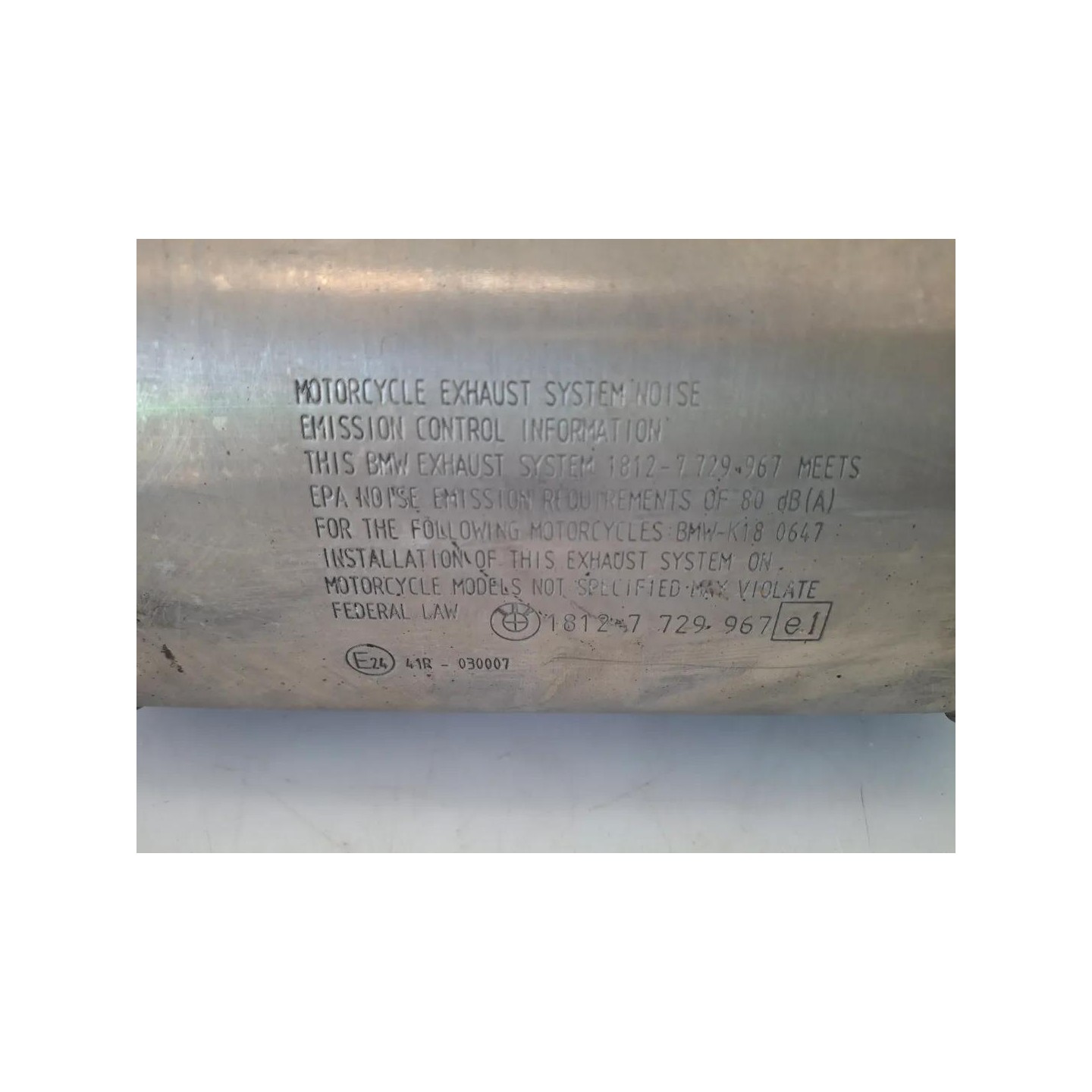 Silenziatore scarico - Bmw C 650 GT (133) (E3) (12-15)