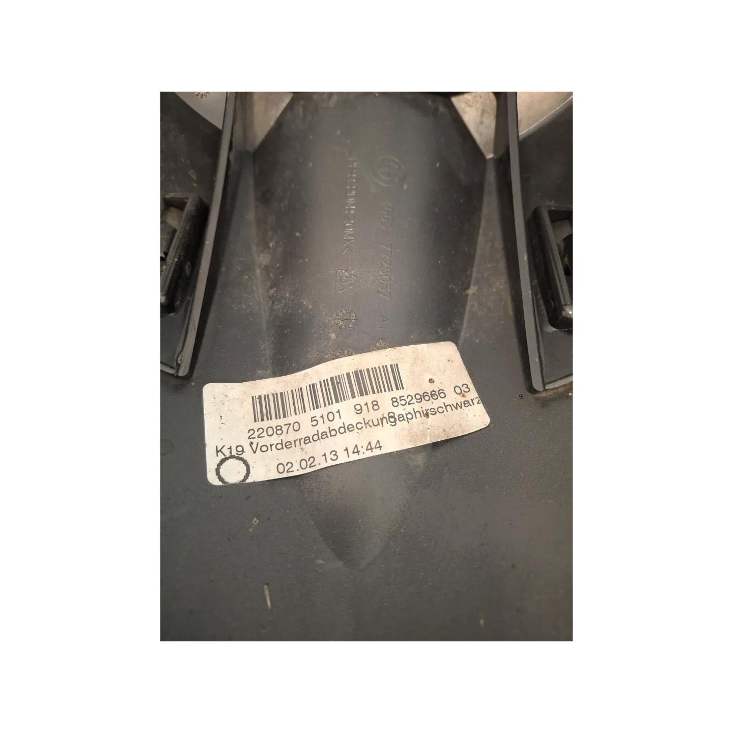 Parafango ant. nero/zaffiro - Bmw C 650 GT (133) (E3) (12-15)