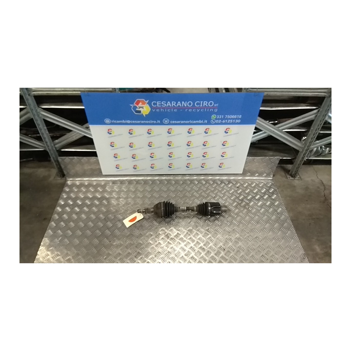 SEMIALBERO ANT. COMPL. DX. 091 CHEVROLET (DAEWOO) CAPTIVA (C100) (07/06-03/11) Z20S 96624722