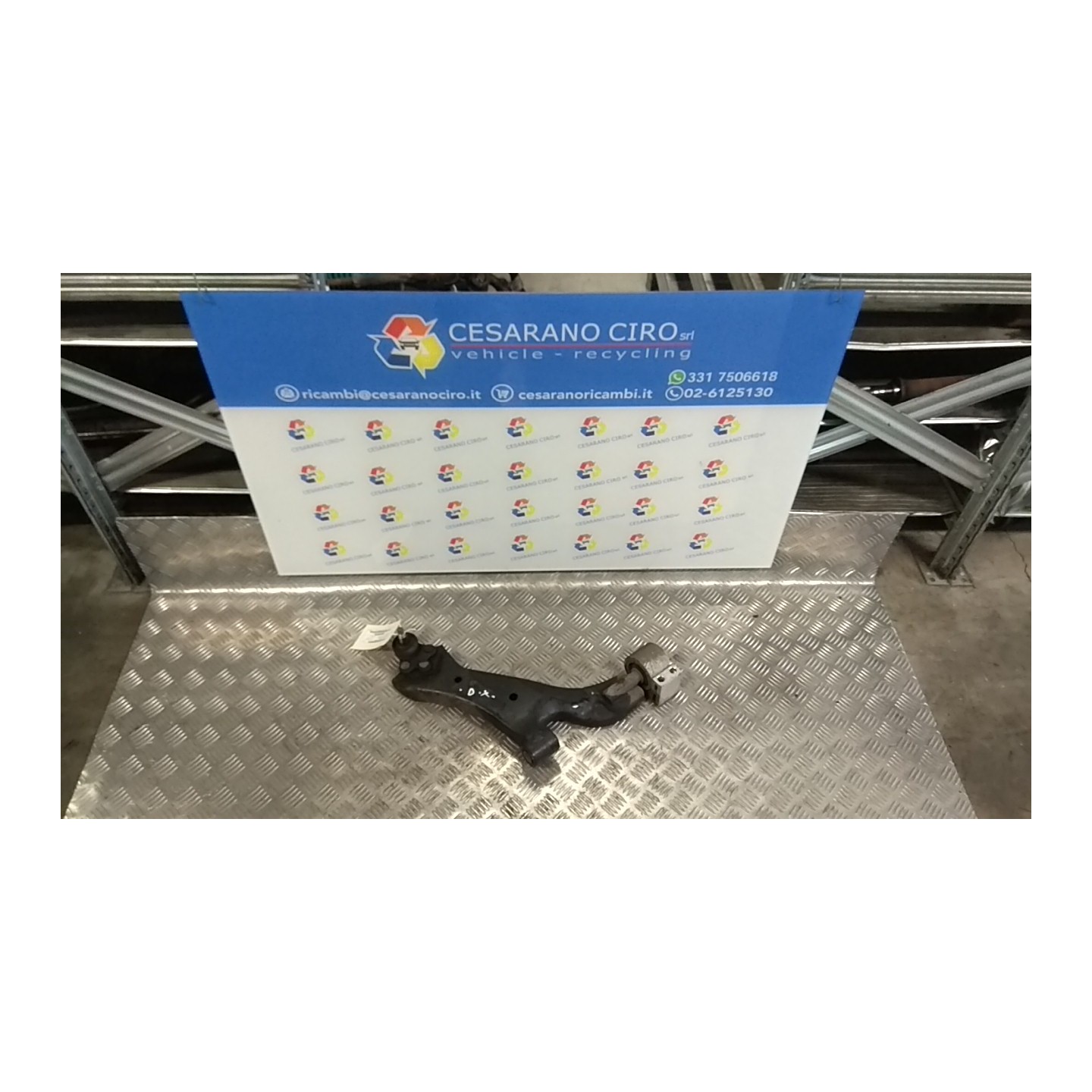 BRACCIO OSCILLANTE SOSP. ANT. DX. 092 CHEVROLET (DAEWOO) CAPTIVA (C100) (07/06-03/11) Z20S 96819162