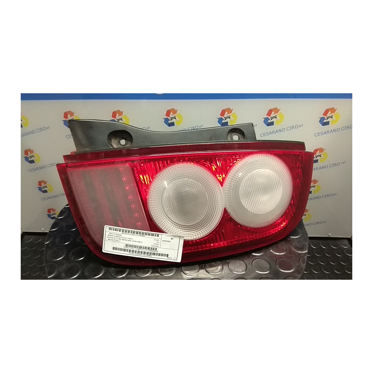FANALE POST. COMPLETO DX. 048 NISSAN MICRA (K12E) (11/02-) CR12 B6550AX720