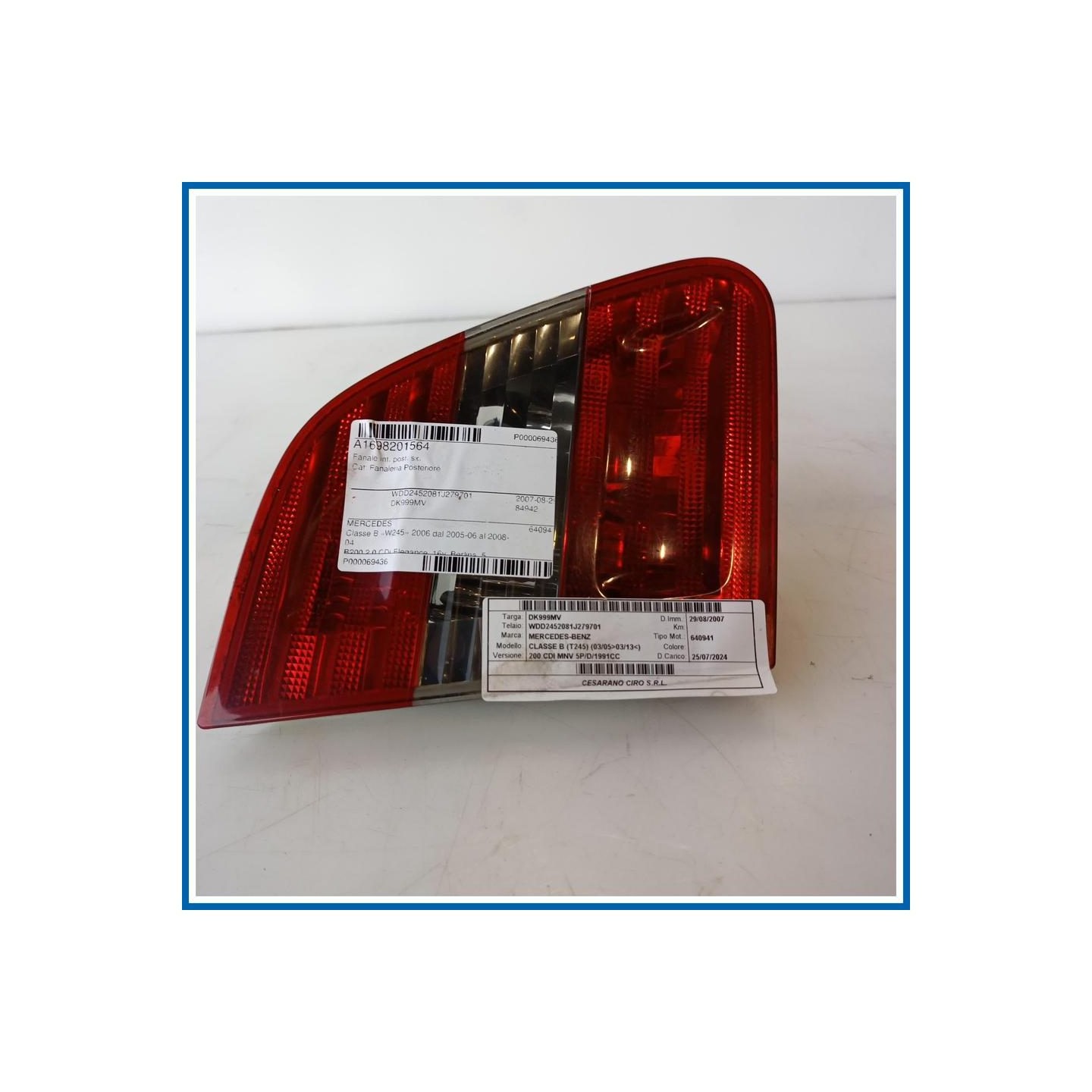 Fanaleria MERCEDES Classe B W245