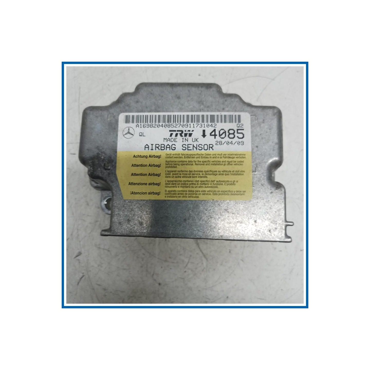 Air Bag e cinture di sicurezza MERCEDES Classe B W245