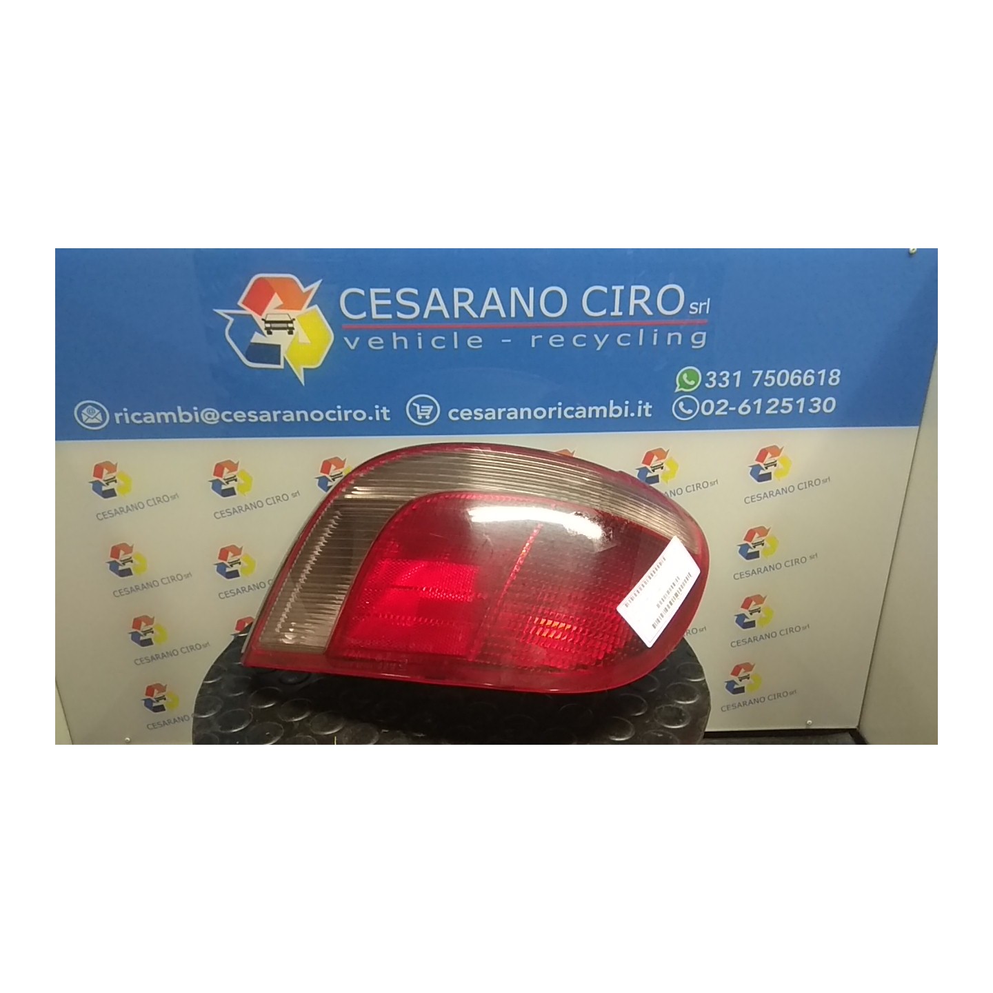 FANALE POST. 08/99-12/02 DX. 006 TOYOTA YARIS (03/99-11/05)     (JPP) 1SZFE 8155052130