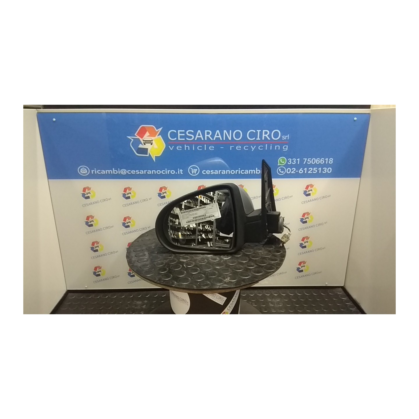 RETROVISORE EST. REGOLAZ. ELETTR. TERMICO SX. 007 MITSUBISHI COLT 7A SERIE (06/04-12/09) 639939 7632A163