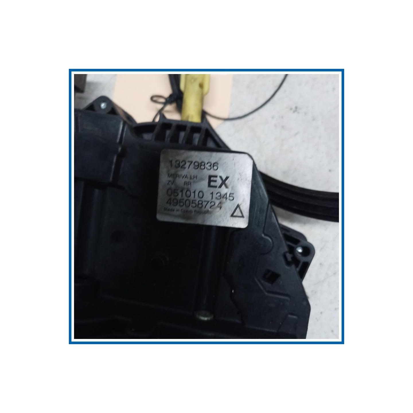 Serrature interne OPEL Meriva B 1.4 Twinport, 16v. 75 A14XER 74Kw Multispace, 5 p. 2010-03 - 2013-12 13432376