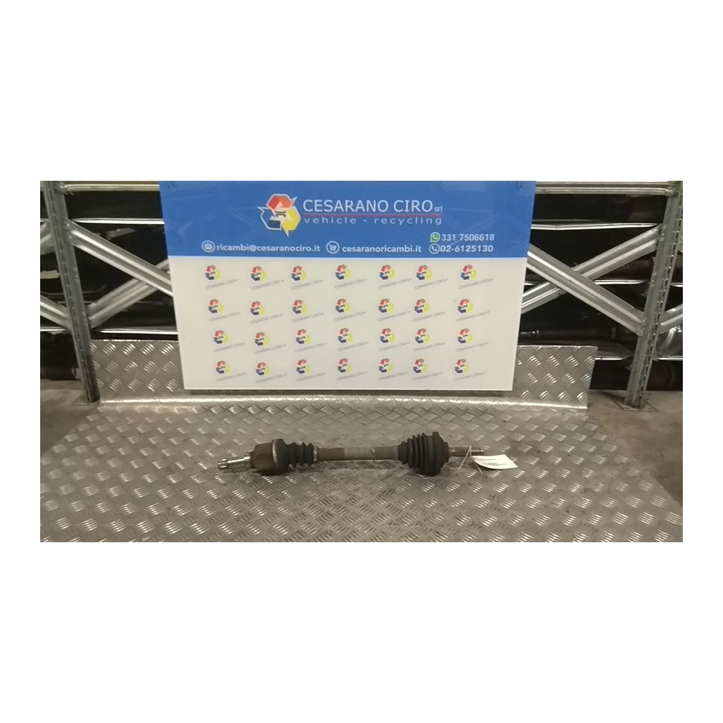 SEMIALBERO ANT. COMPL. OPR 09794- C/ABS SX. 041 PEUGEOT 206 (09/98-06/09) HFX 3272CS