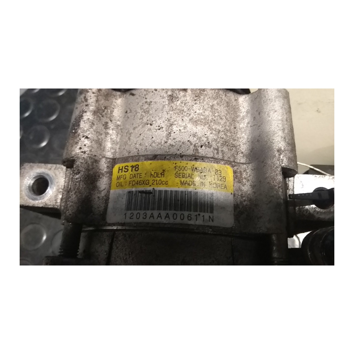 COMPRESSORE A/C 046 MAHINDRA XUV500 (09/12-) HN NB0576164002004