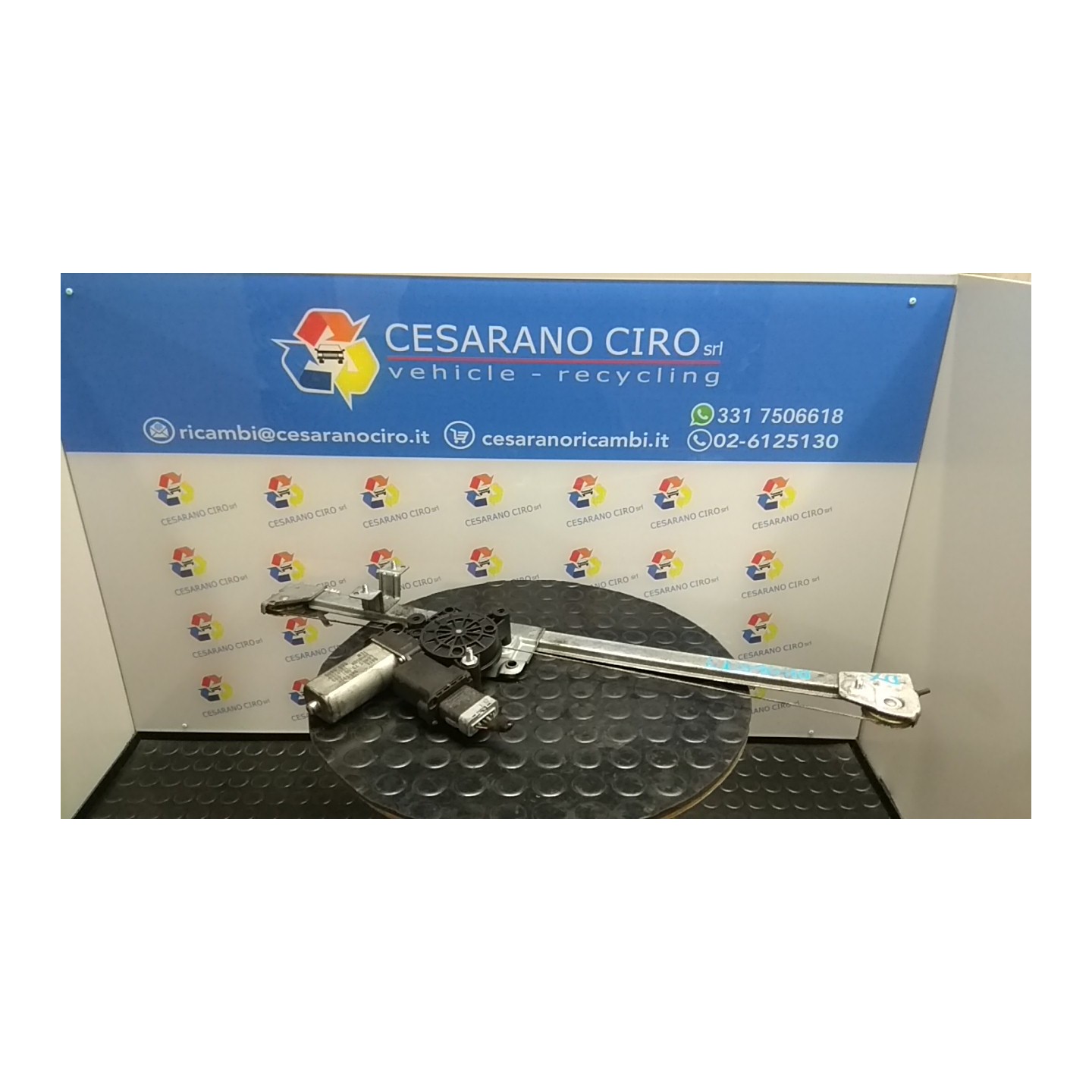 ALZACRISTALLO ELETTR. PORTA ANT. DX 048 PEUGEOT BOXER FURGONE (07/06-04/14) 4HU NB0068017031023DX