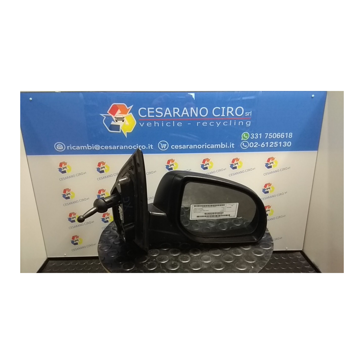 RETROVISORE EST. DX. 070 HYUNDAI I20 (01/09-) G4LA 876201J000