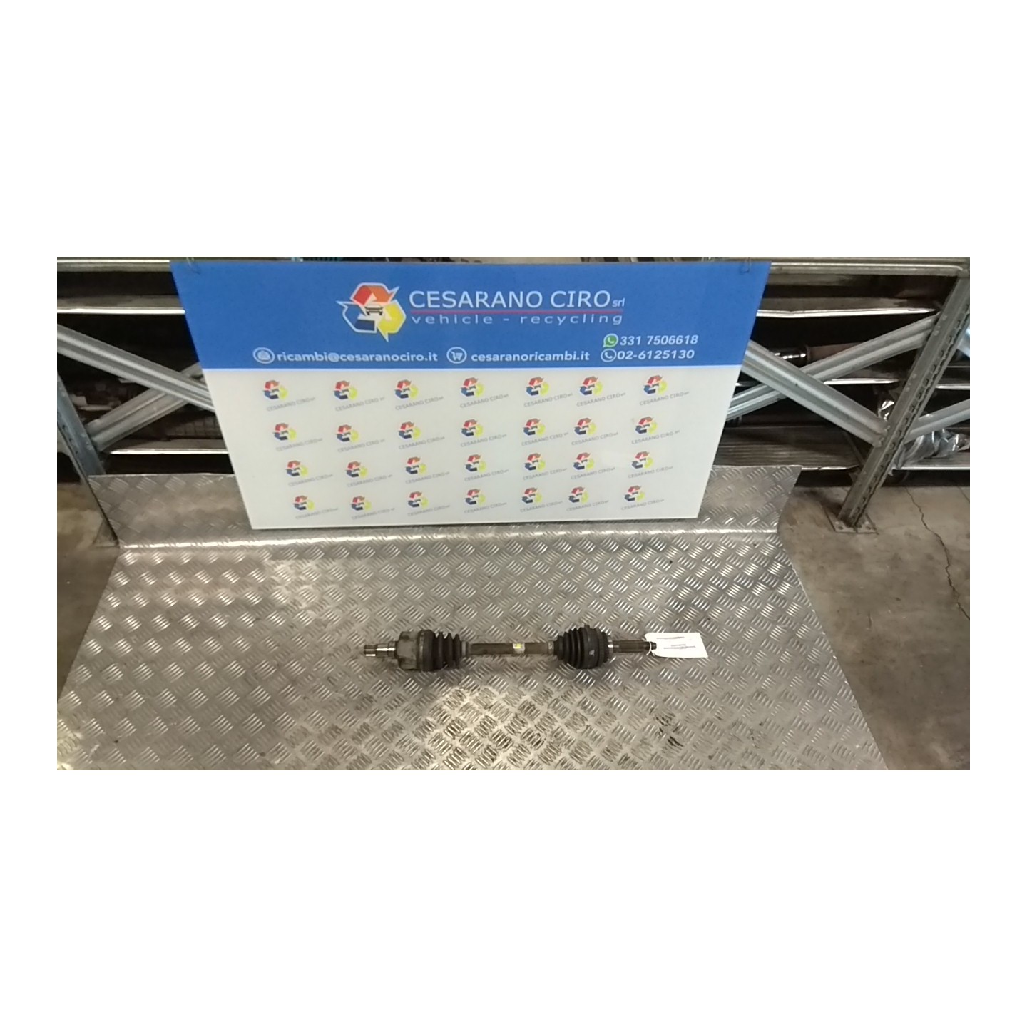 SEMIALBERO ANT. COMPL. SX. 046 CHEVROLET (DAEWOO) MATIZ (M200) (04/05-12/10)  96396119