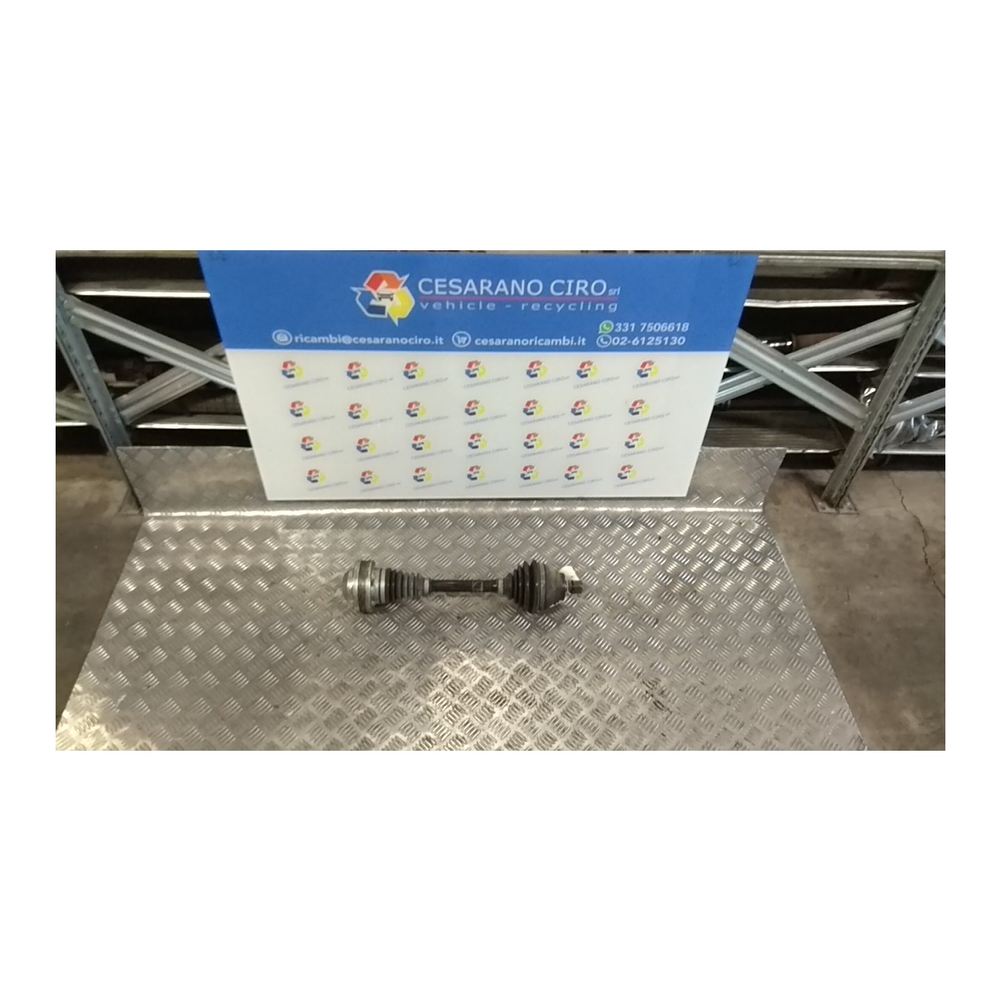 SEMIALBERO ANT. COMPL. SX. 054 VOLKSWAGEN GOLF (1K) (10/03-12/09) BMM 1K0407271HM