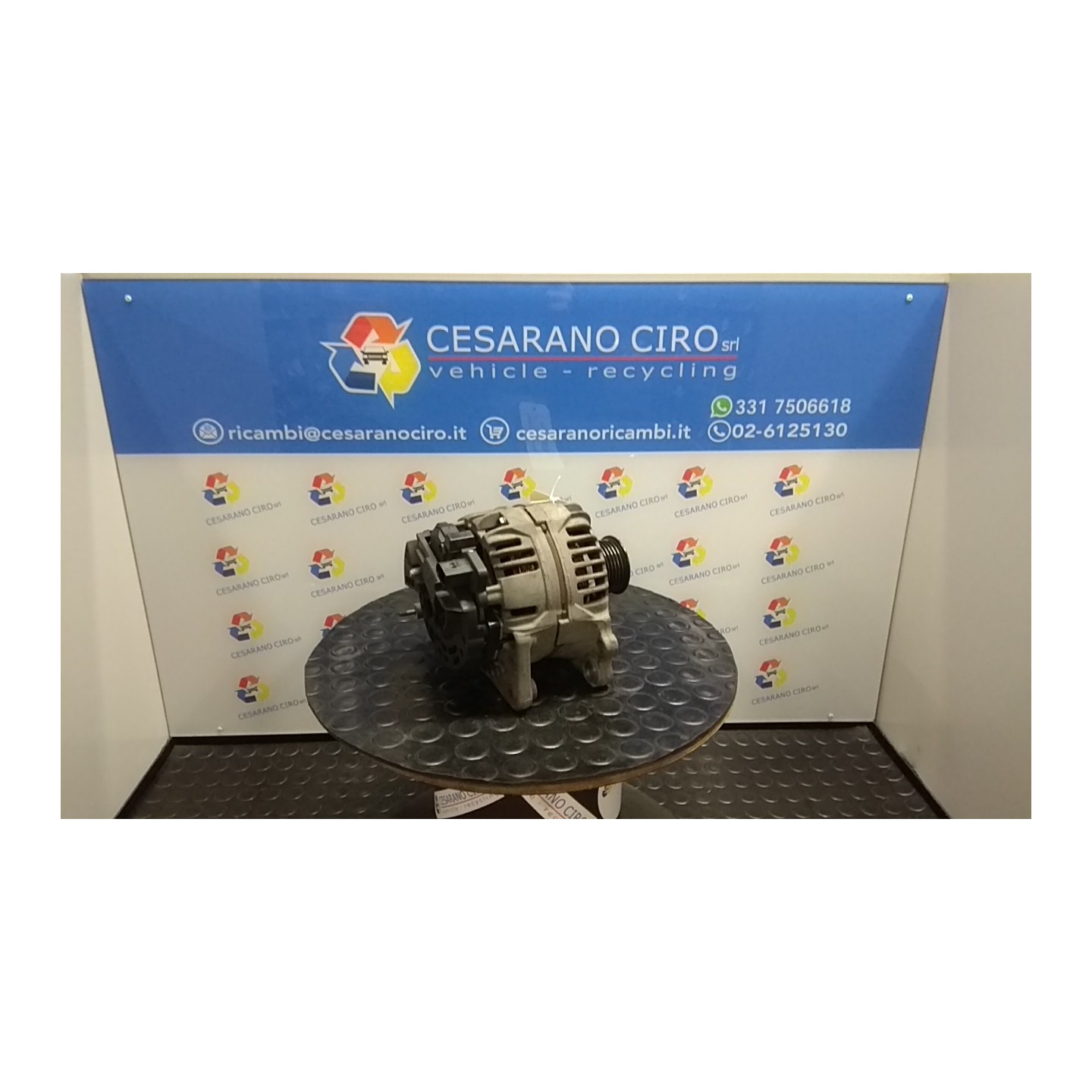 ALTERNATORE BOSCH 90 AMP 033 SKODA FABIA (6Y) (01/00-11/07) AUA 037903025F