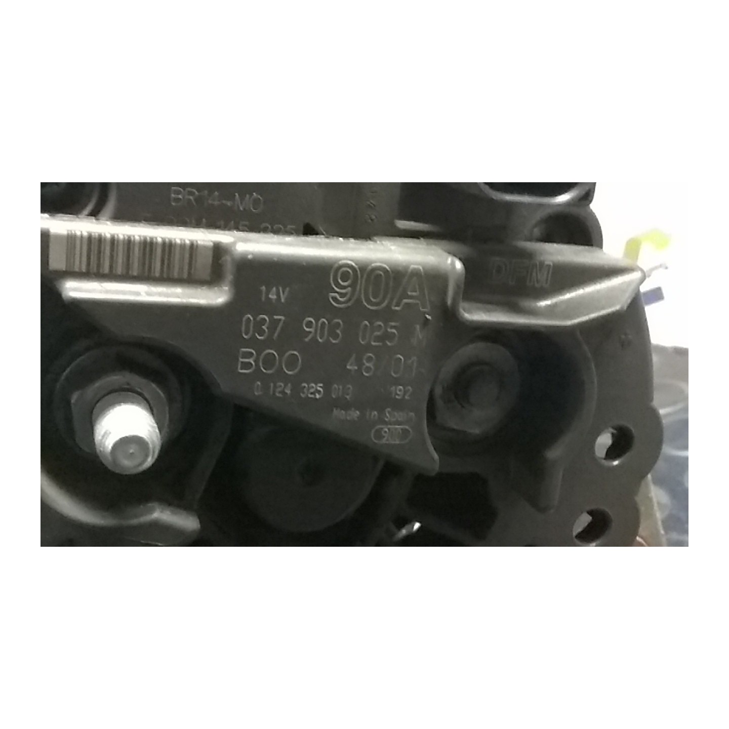 ALTERNATORE BOSCH 90 AMP 033 SKODA FABIA (6Y) (01/00-11/07) AUA 037903025F