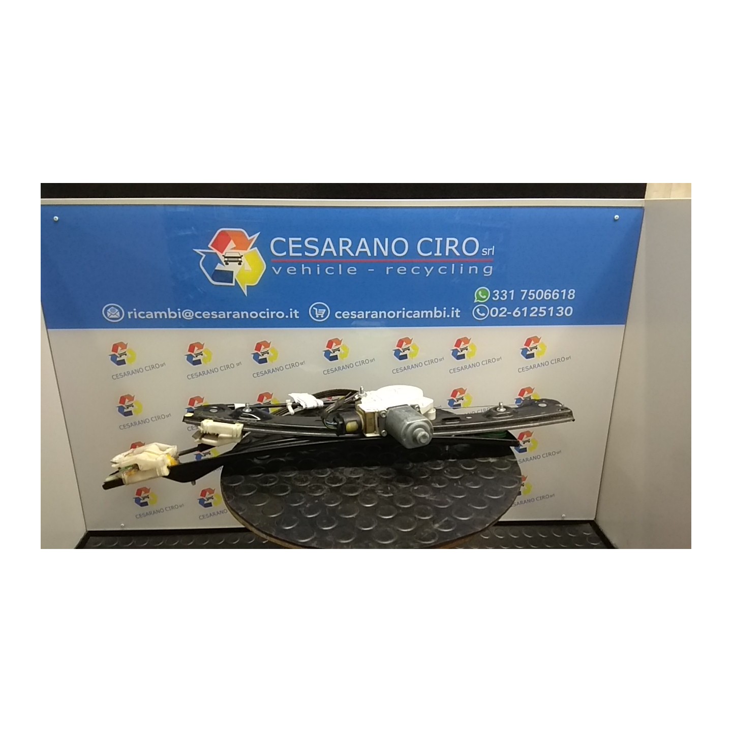 ALZACRISTALLO ELETTR. PORTA ANT. DX. 016 BMW SERIE 3 (E90/E91) (02/05-12/11 204D4 51337140588